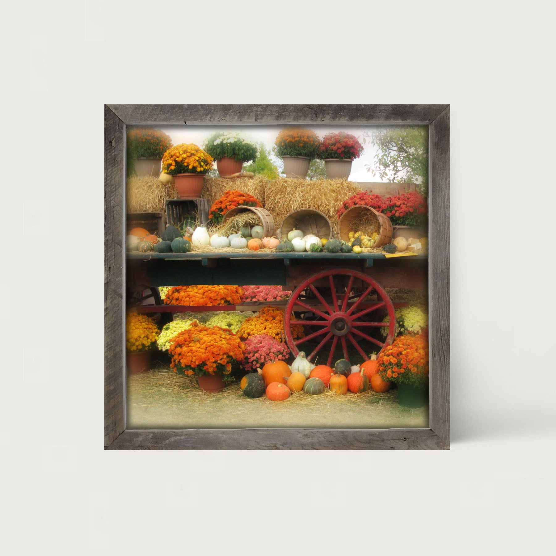 Autumn Wagon - Framed Art