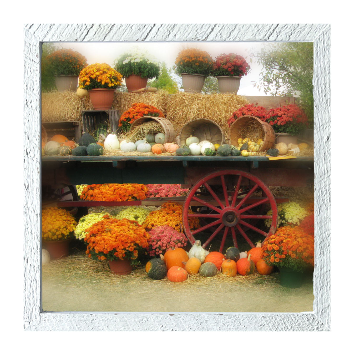 Autumn Wagon - Framed Art