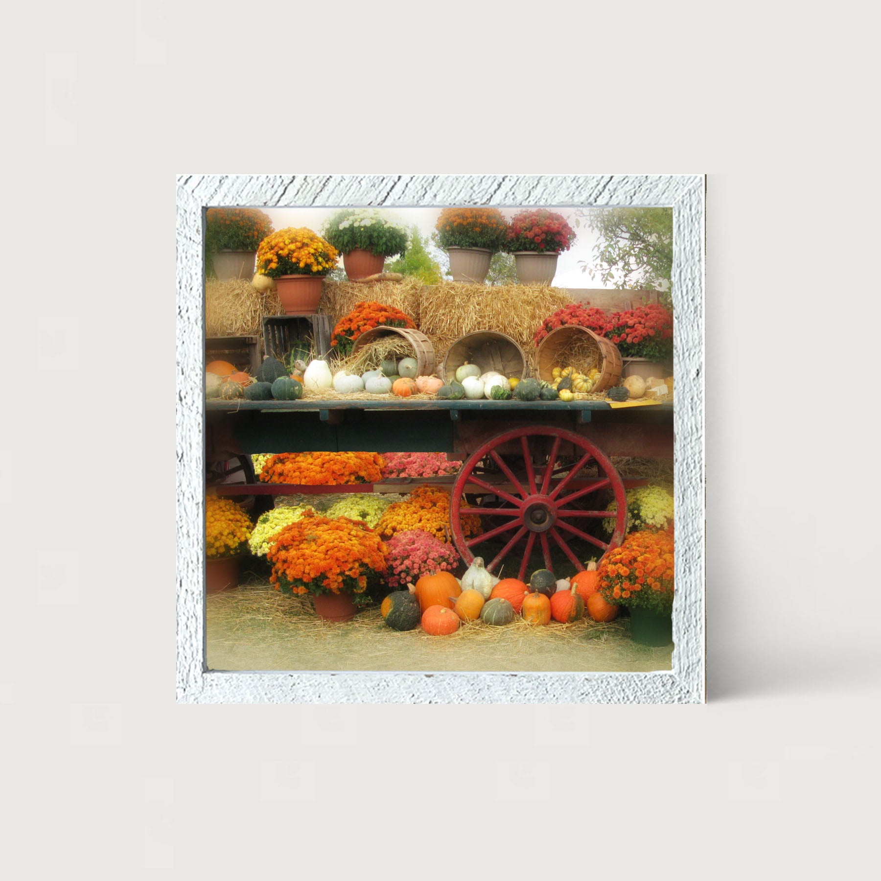 Autumn Wagon - Framed Art