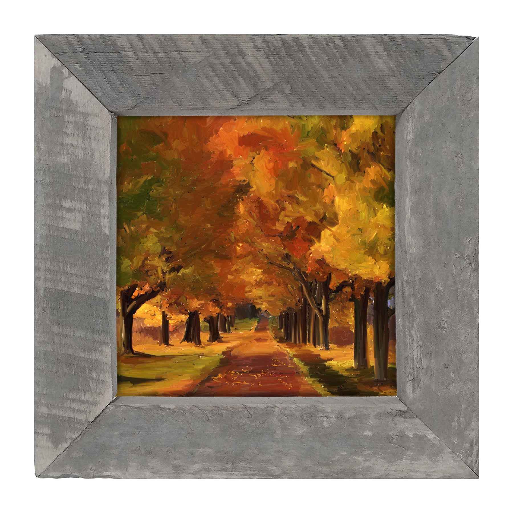 Autumn path - Framed art