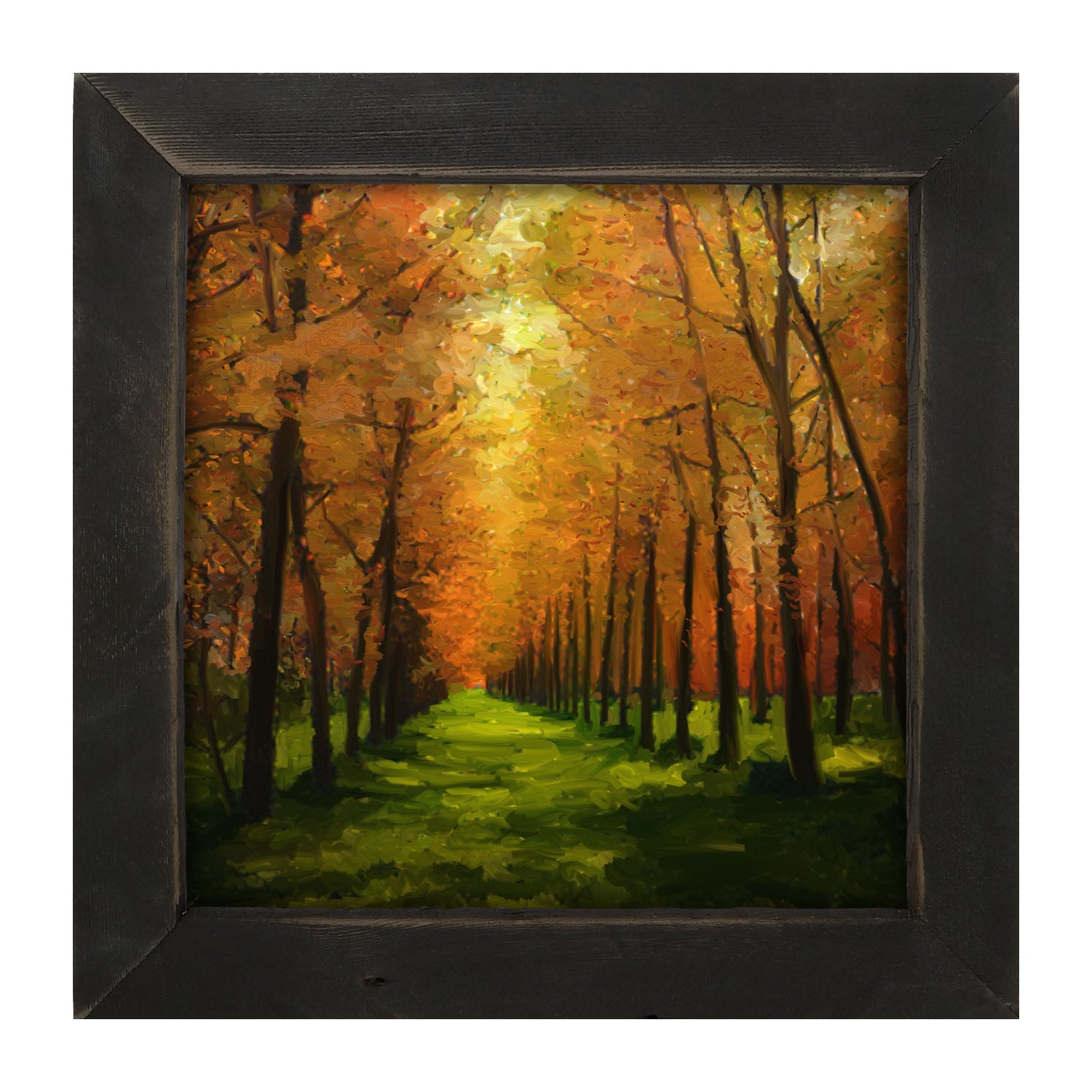 Green path - Framed art