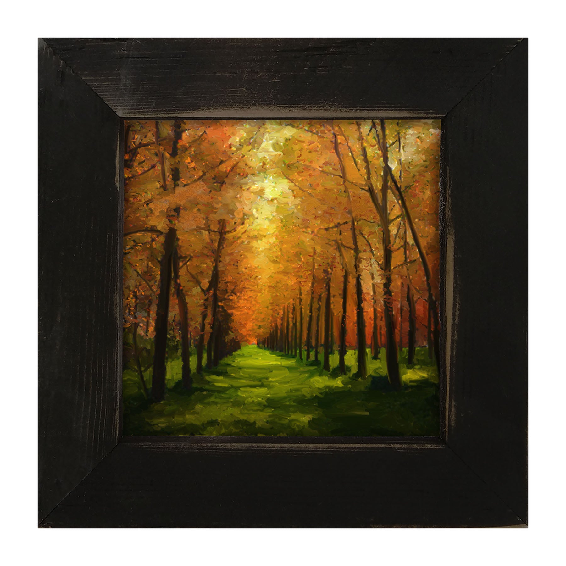 Green path - Framed art