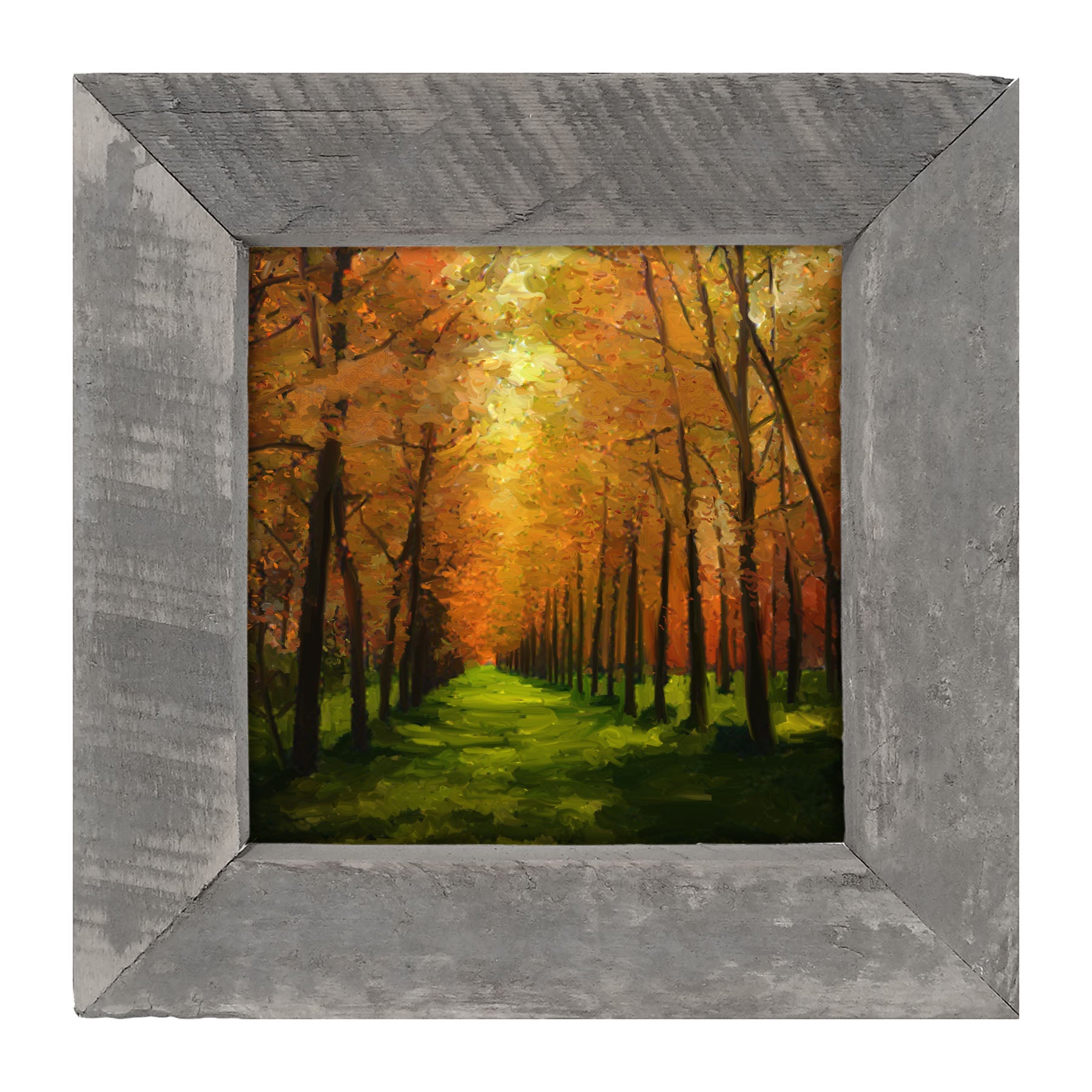 Green path - Framed art