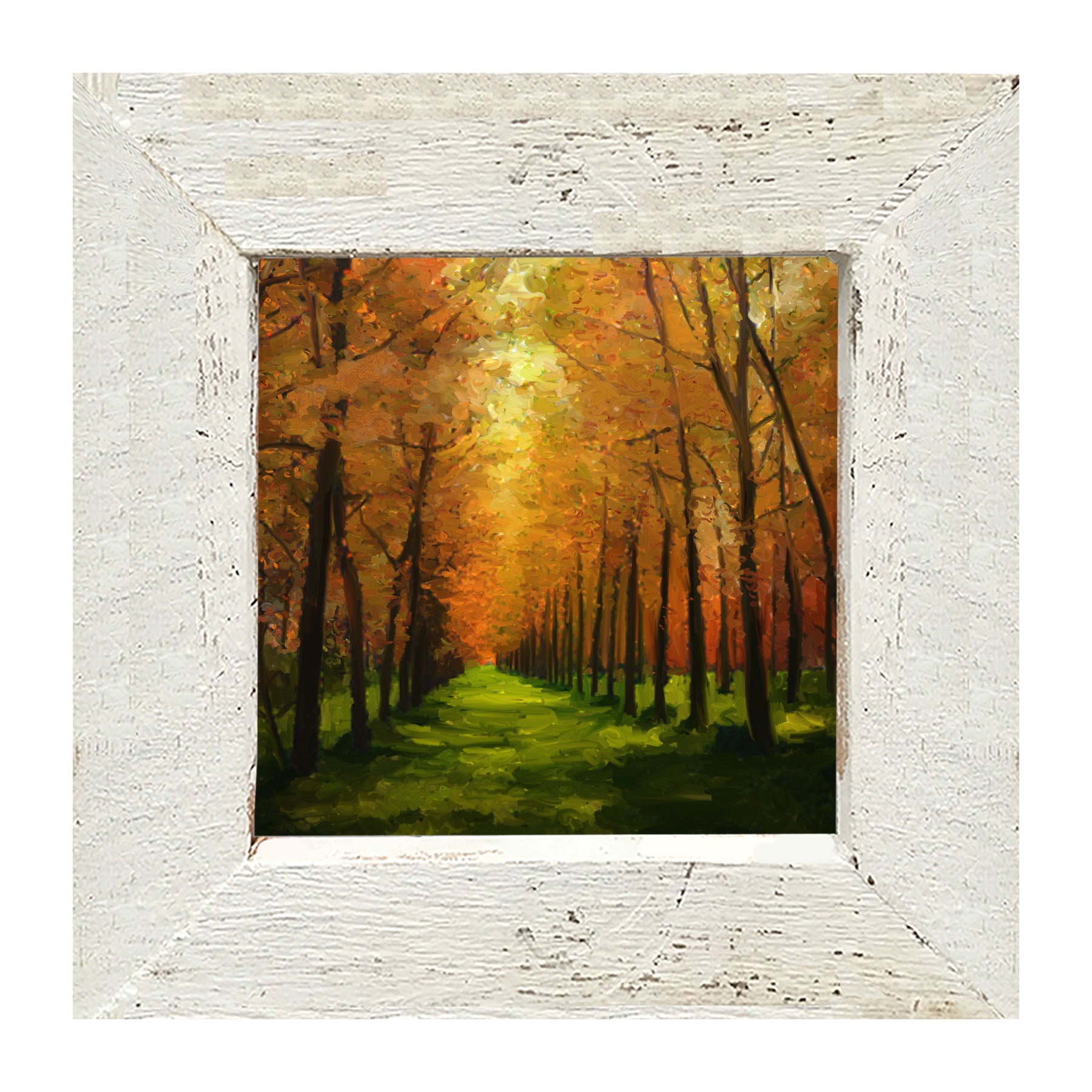 Green path - Framed art