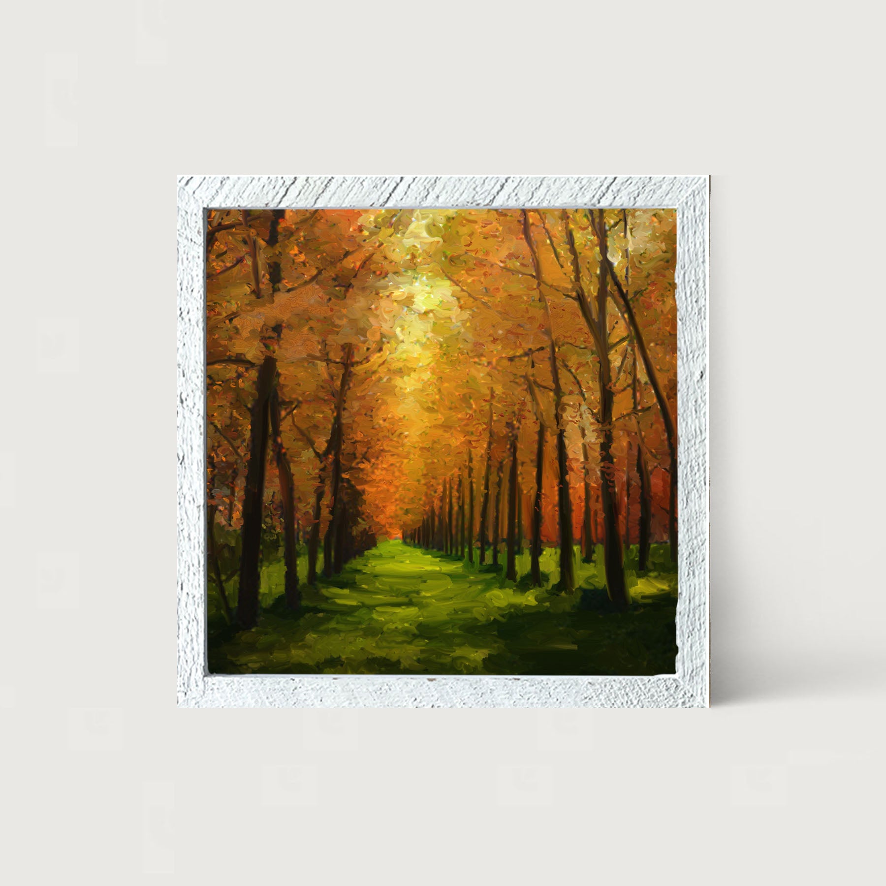 Green path - Framed art