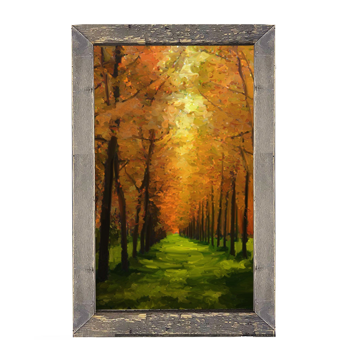 Green path - Framed art