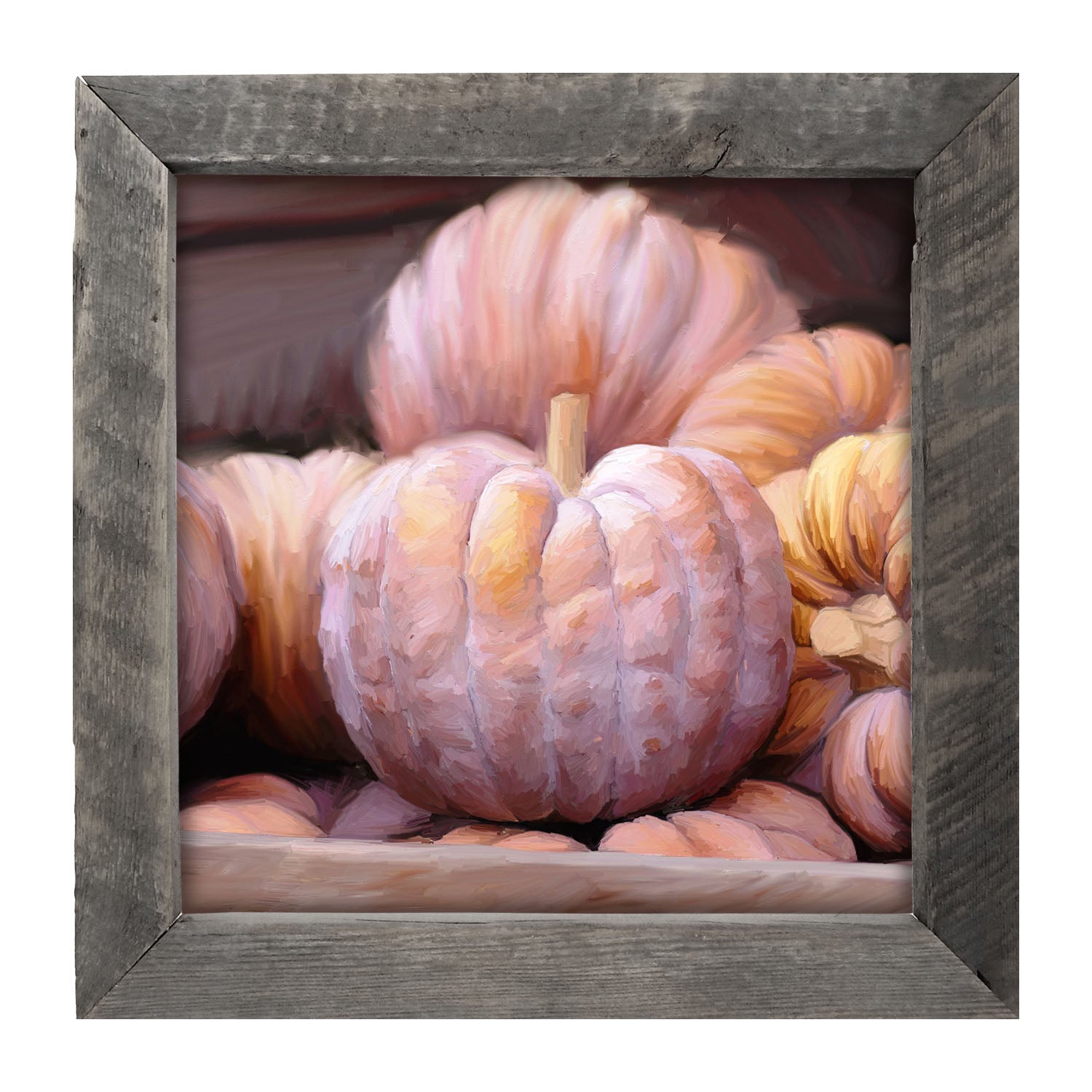 Rustic Pumpkins - Framed art