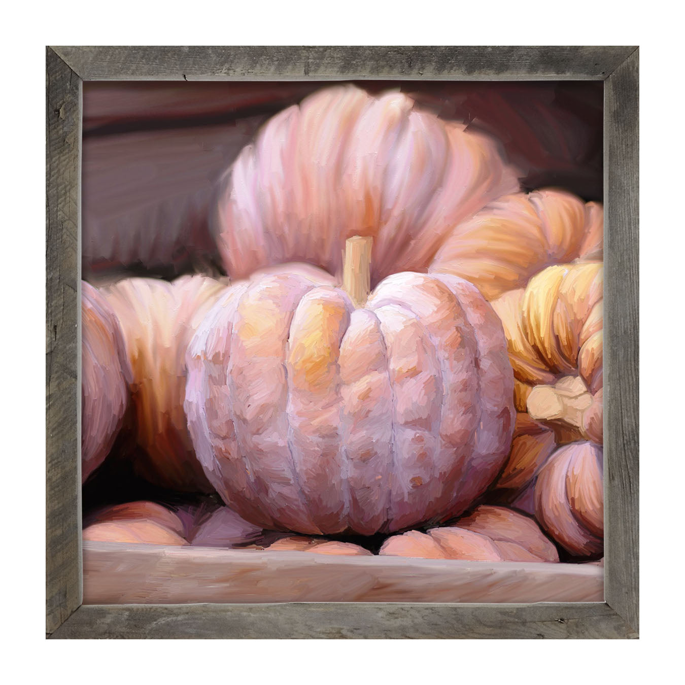 Rustic Pumpkins - Framed art