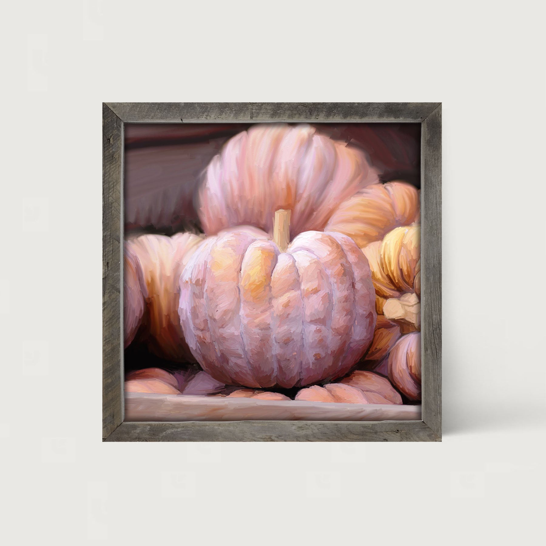 Rustic Pumpkins - Framed art