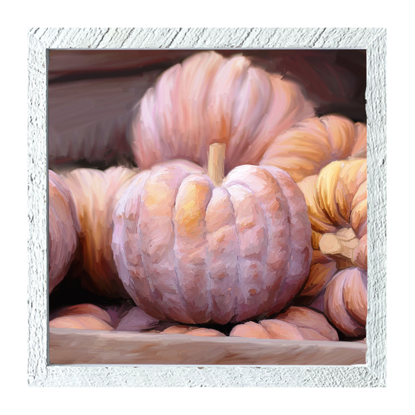 Rustic Pumpkins - Framed art