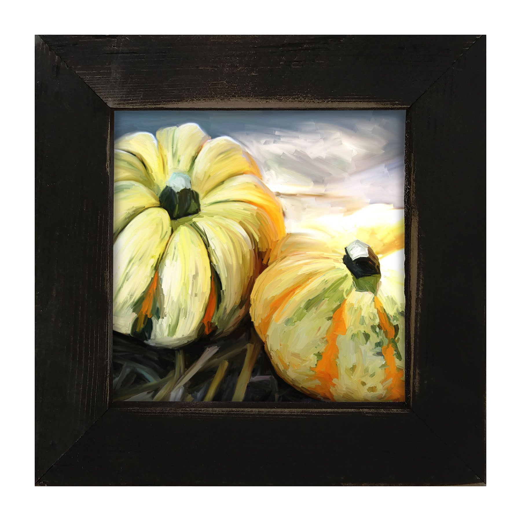 Funky Pumpkins - Framed art