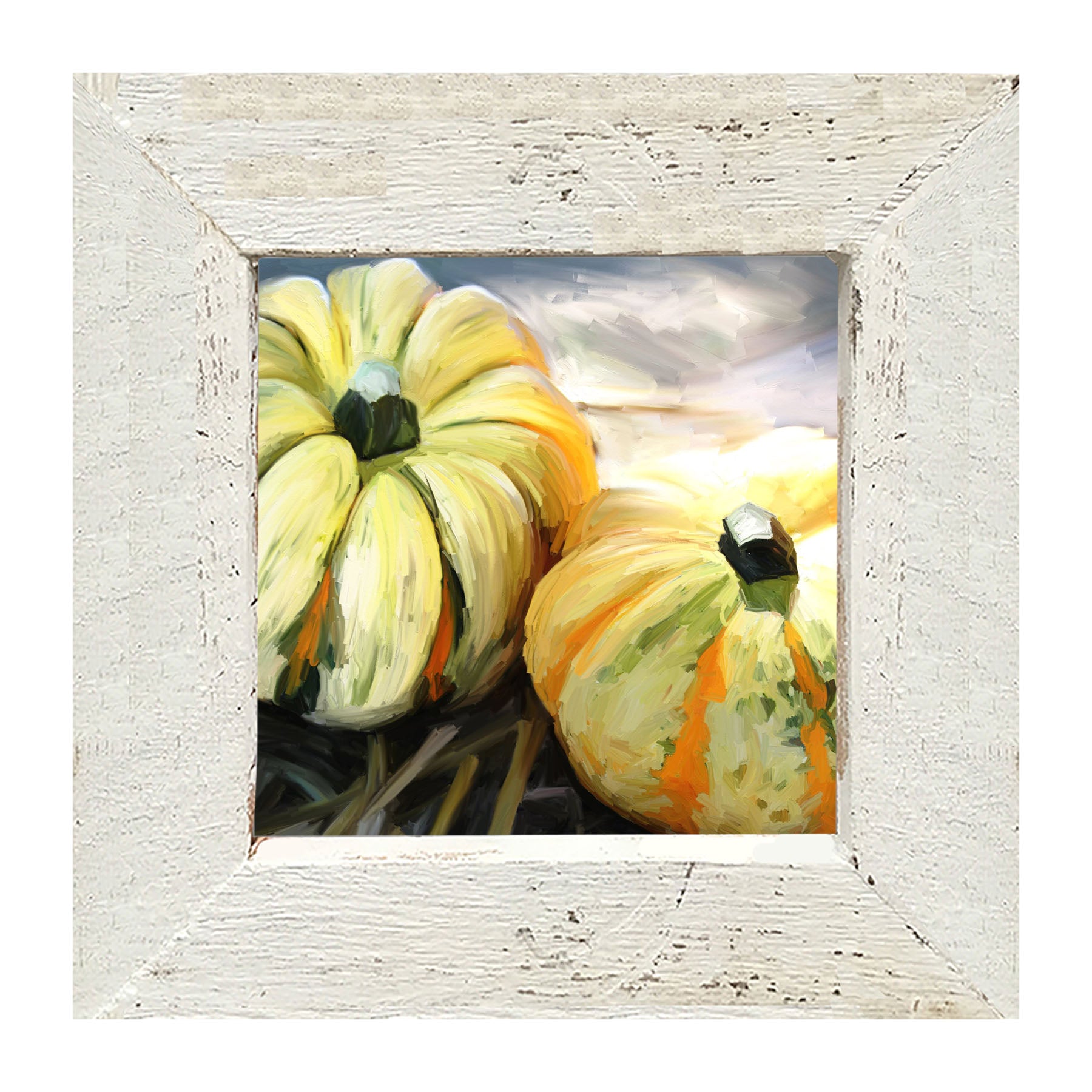 Funky Pumpkins - Framed art