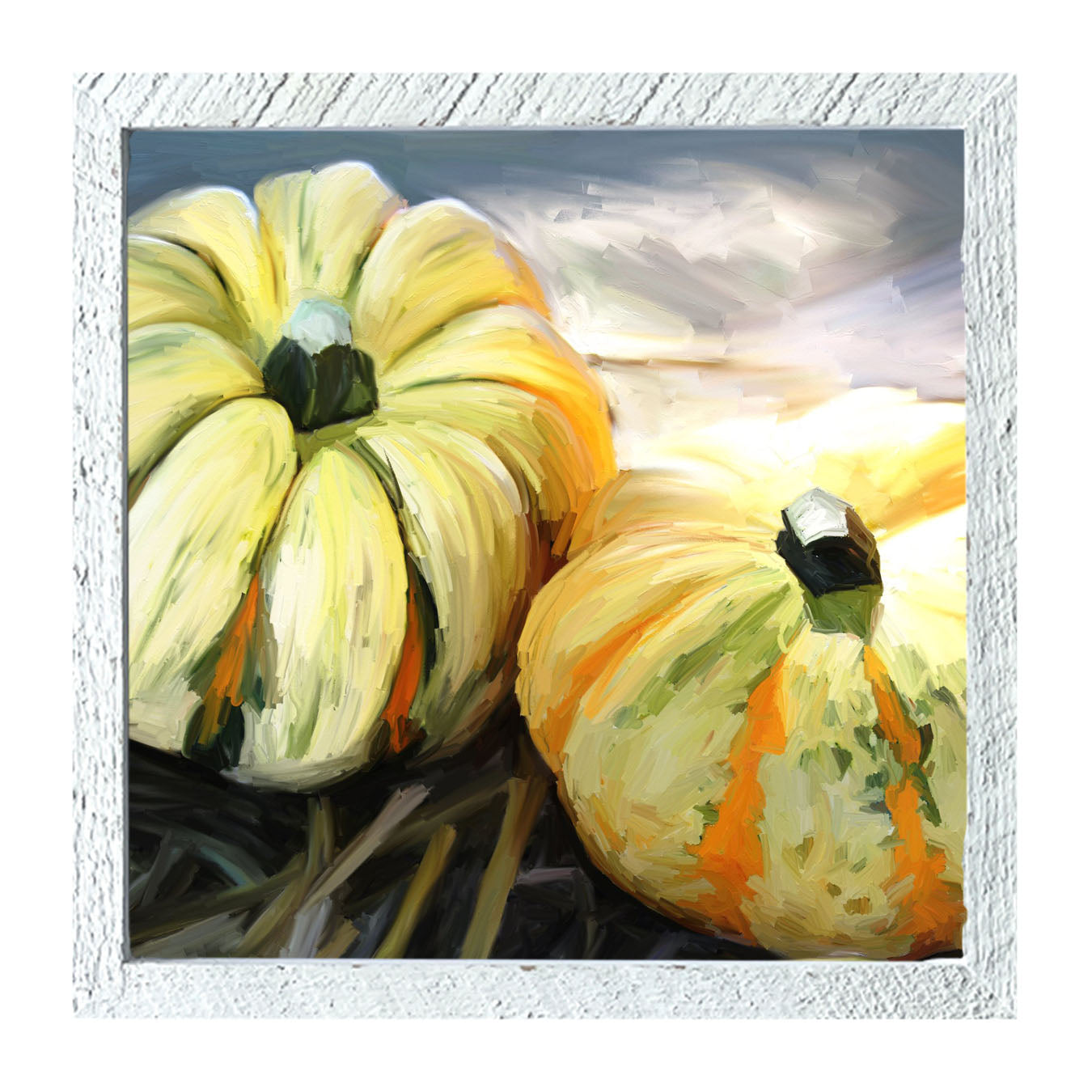Funky Pumpkins - Framed art