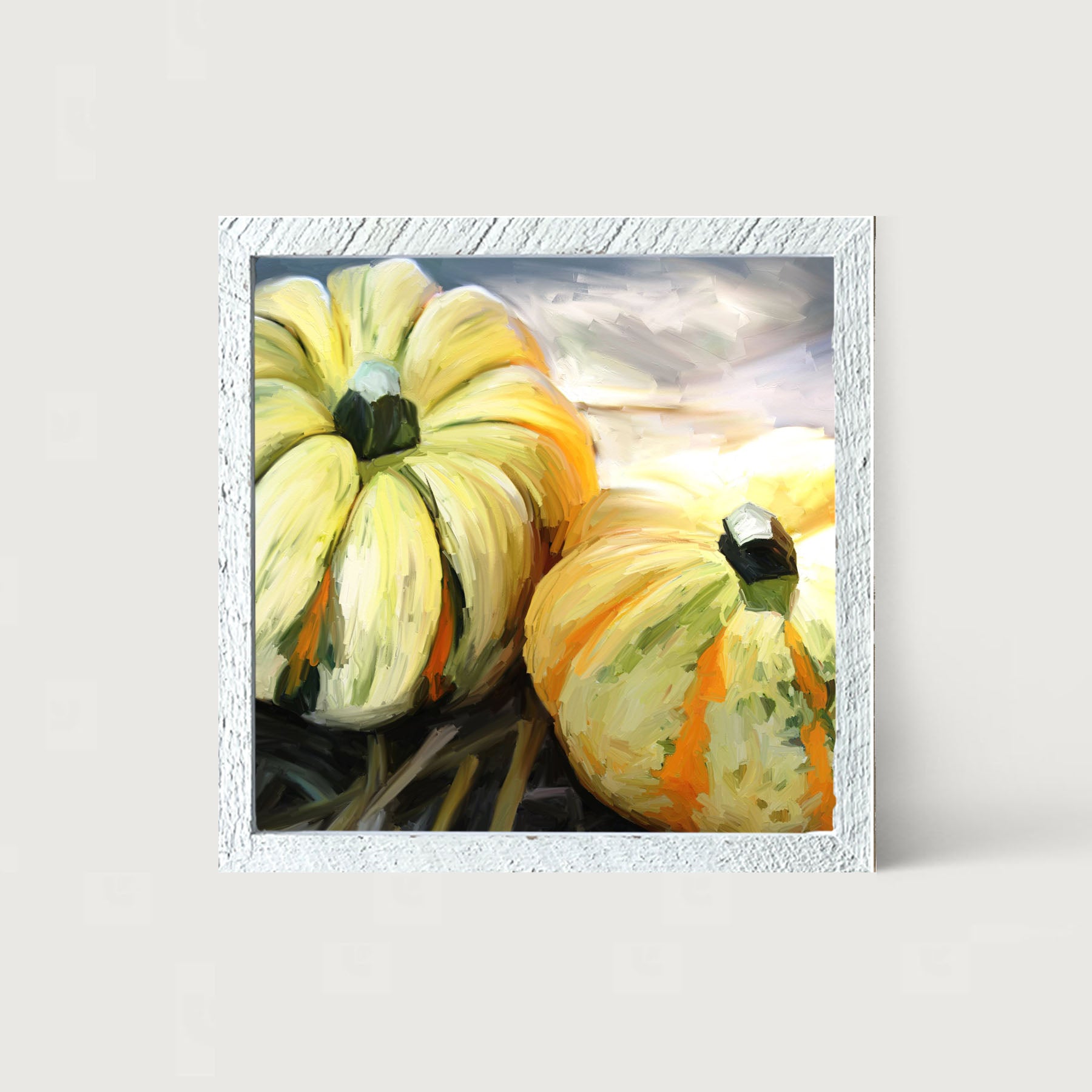 Funky Pumpkins - Framed art