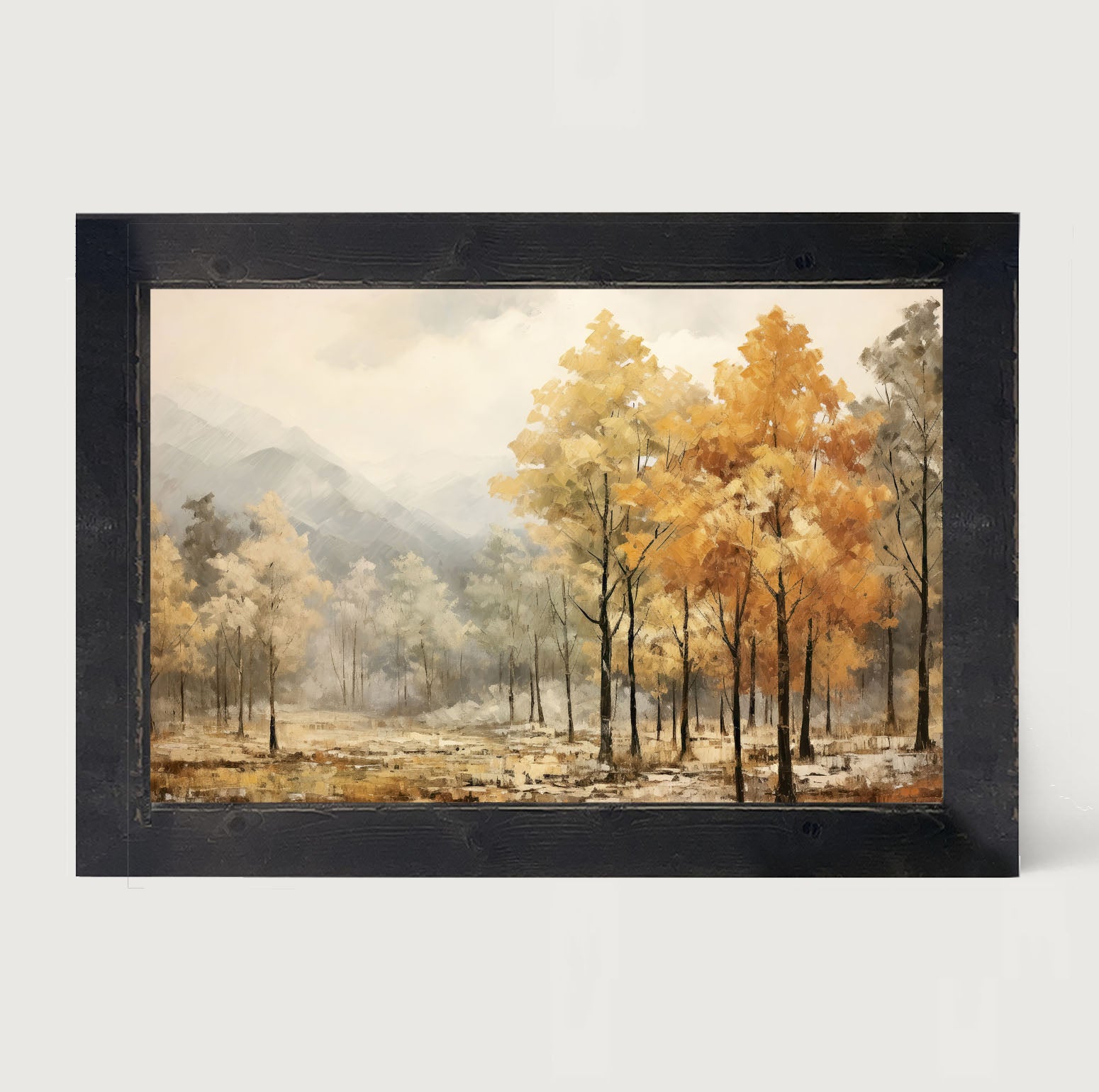 Autumn woods - Framed art