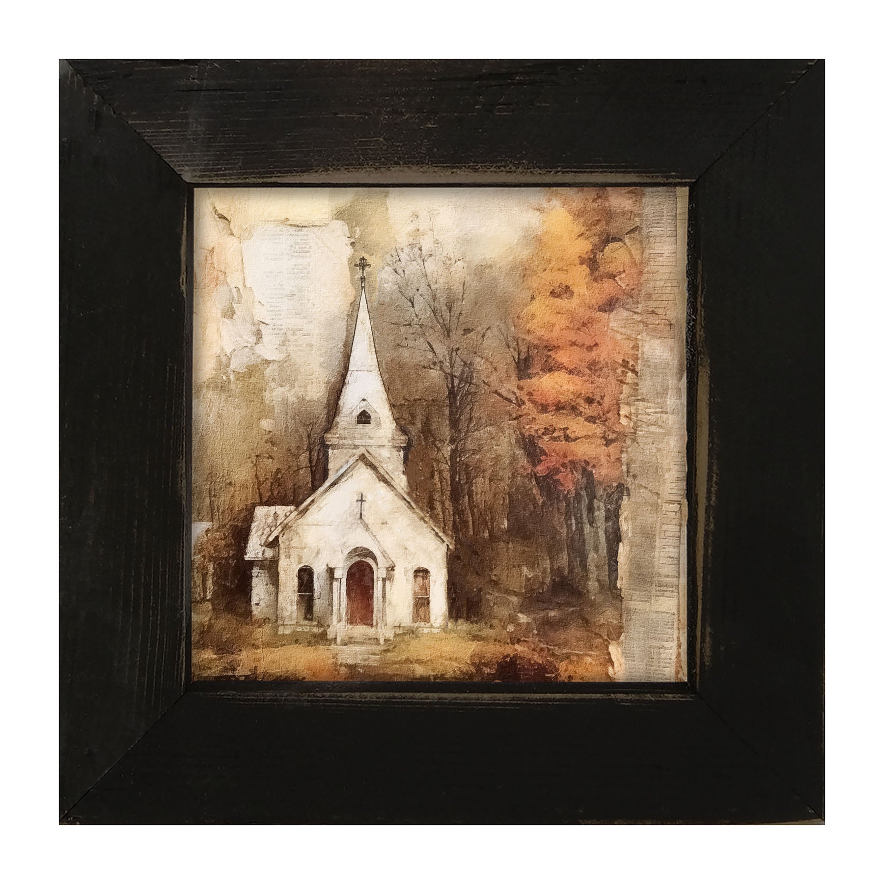 Autumn Church 6 - Framed Art