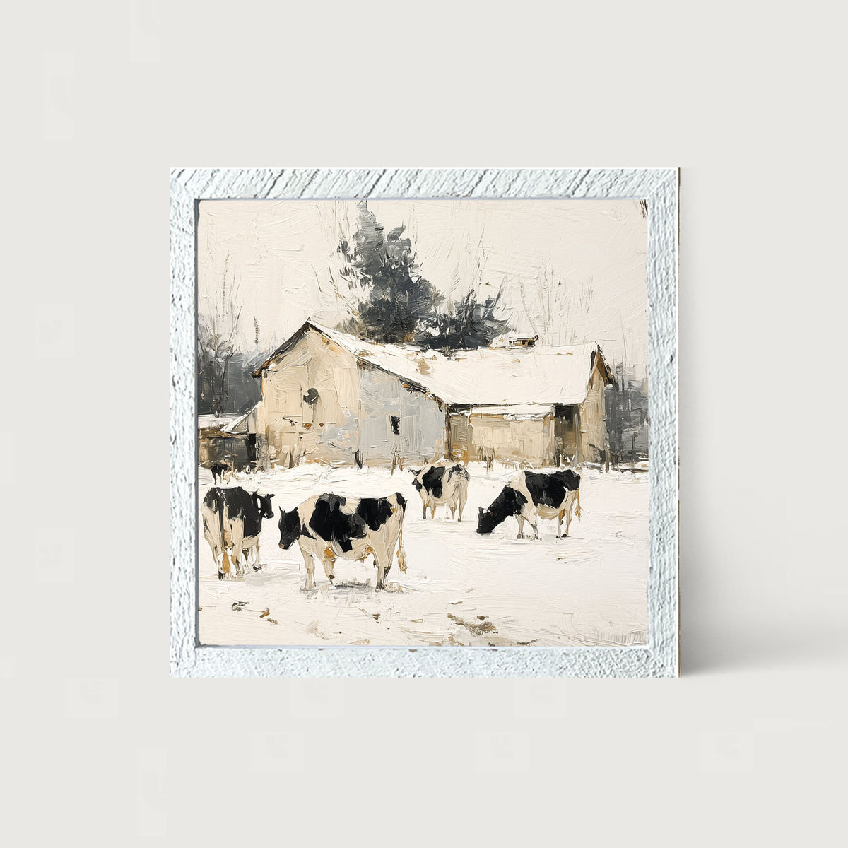 Cows in the Snow