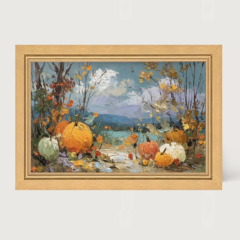 Pumpkin Country - Path with Pumpkins