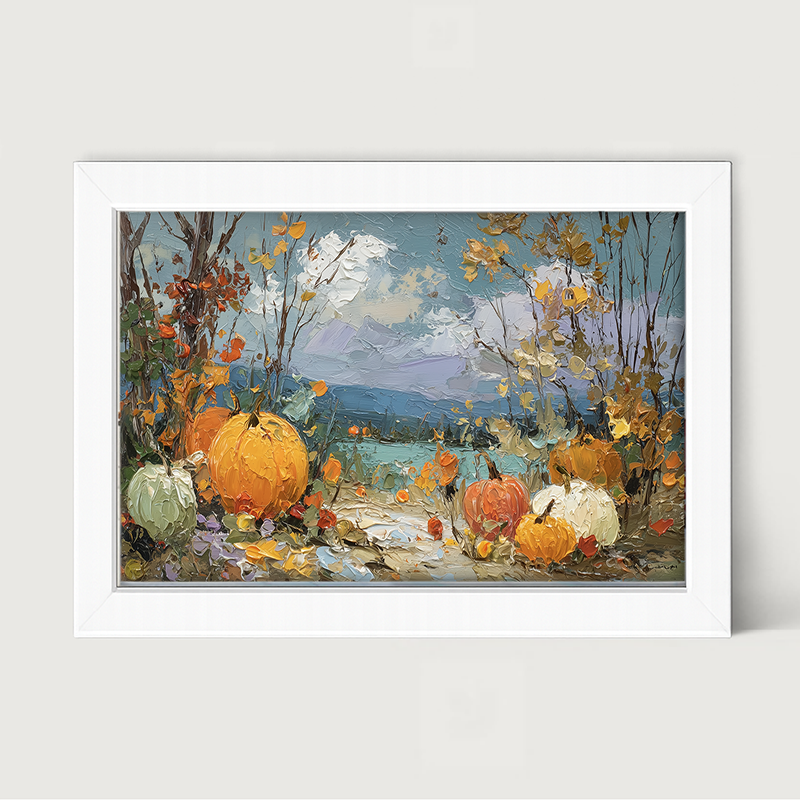 Pumpkin Country - Path with Pumpkins