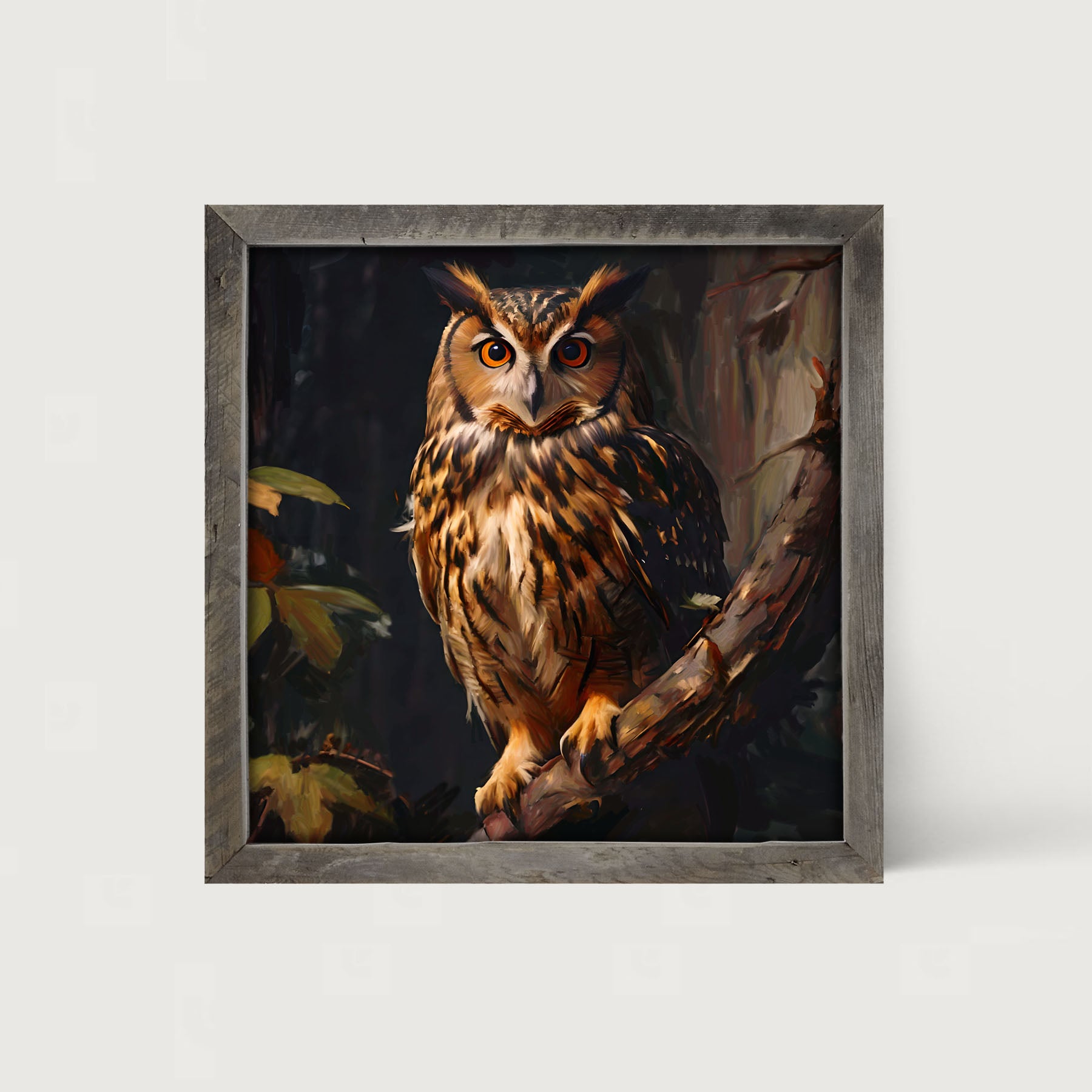 Forest Owl - Framed Art