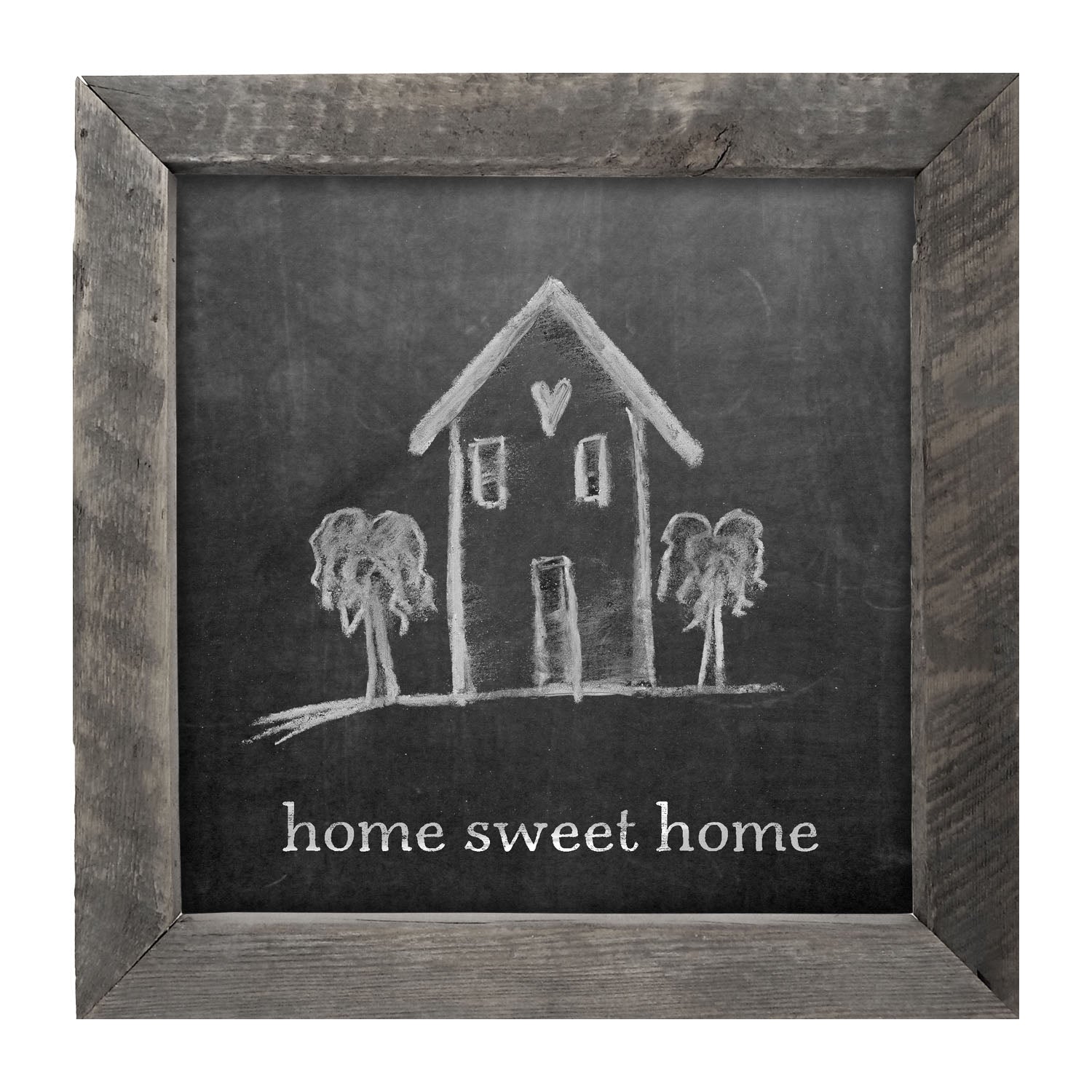Chalk - Home Sweet Home - Framed art