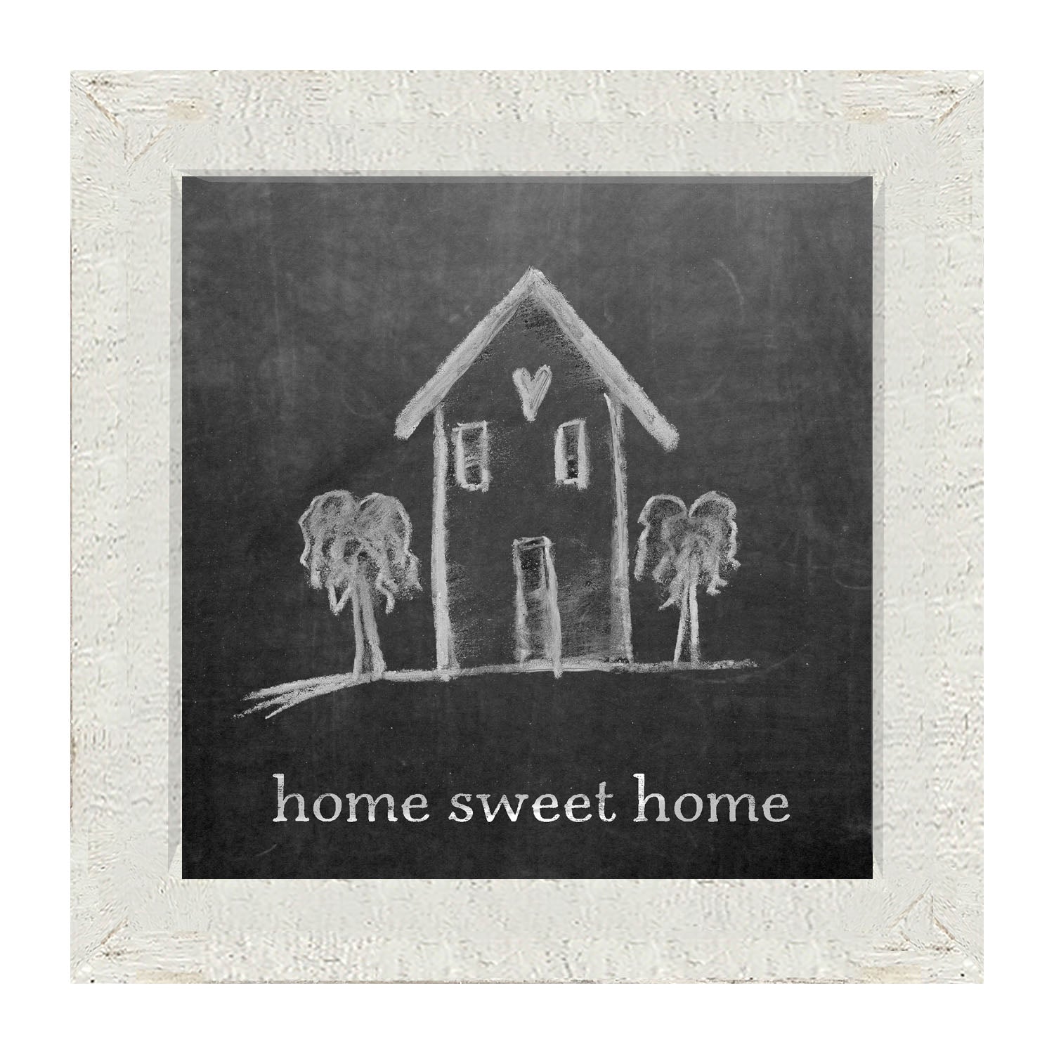 Chalk - Home Sweet Home - Framed art