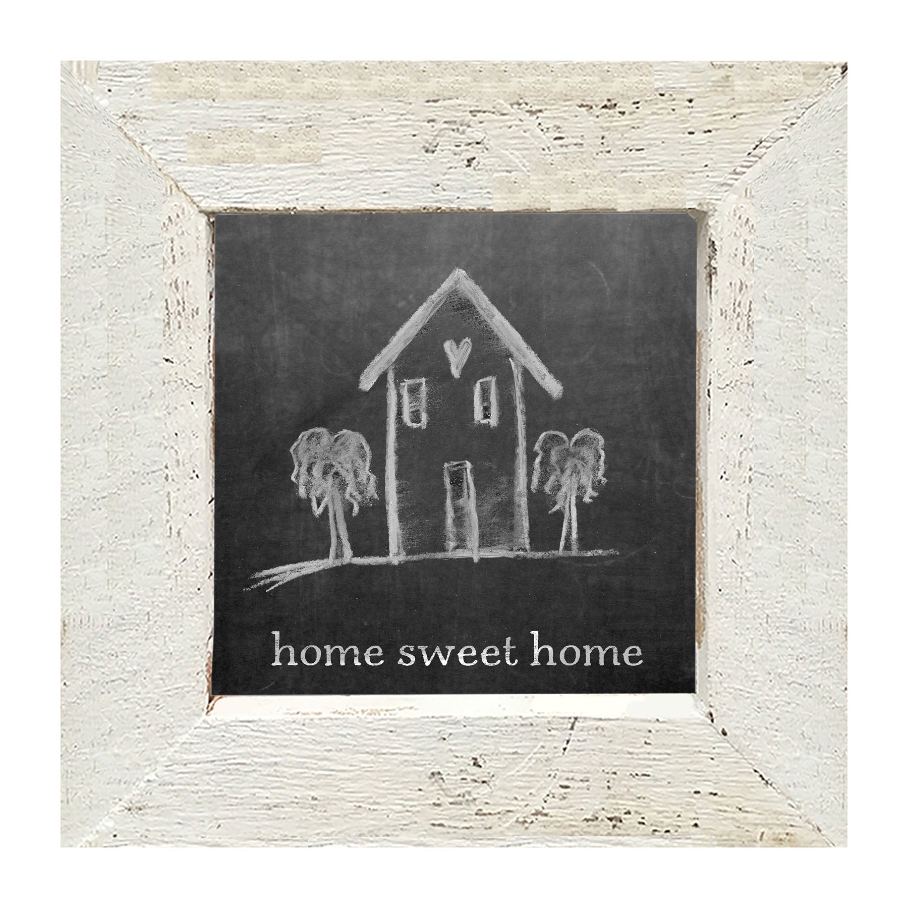Chalk - Home Sweet Home - Framed art