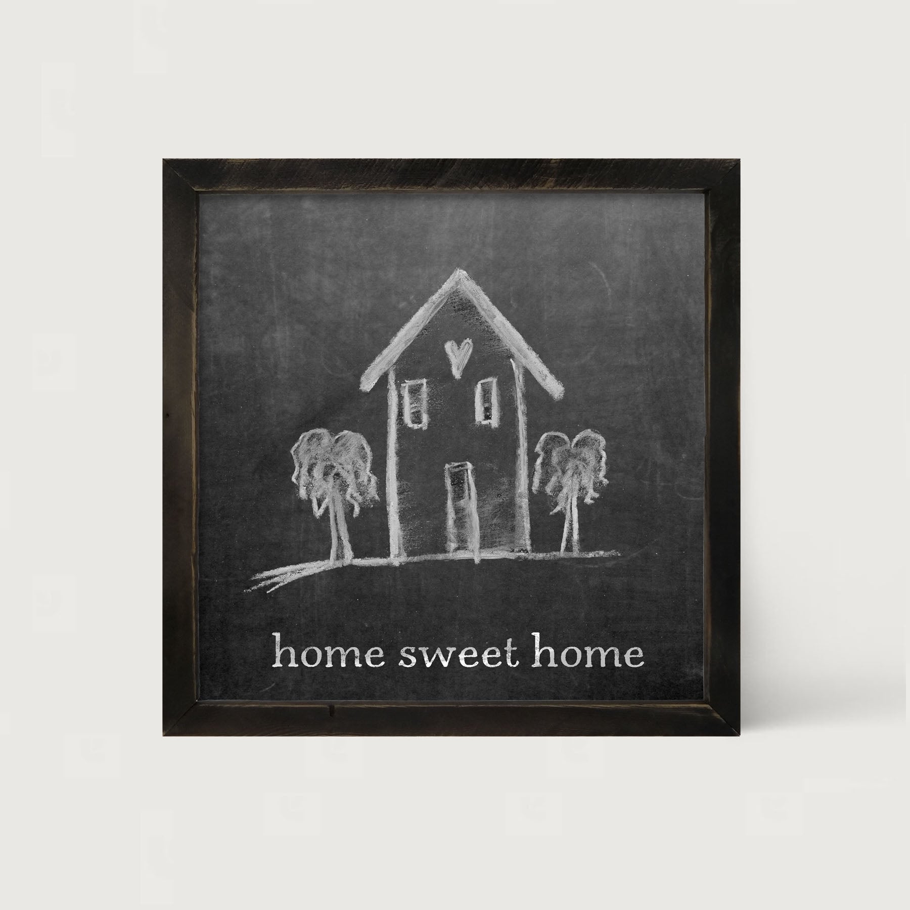 Chalk - Home Sweet Home - Framed art