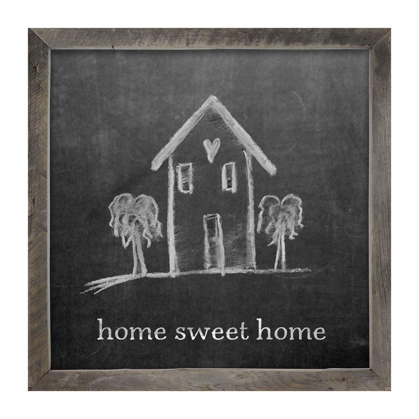 Chalk - Home Sweet Home - Framed art