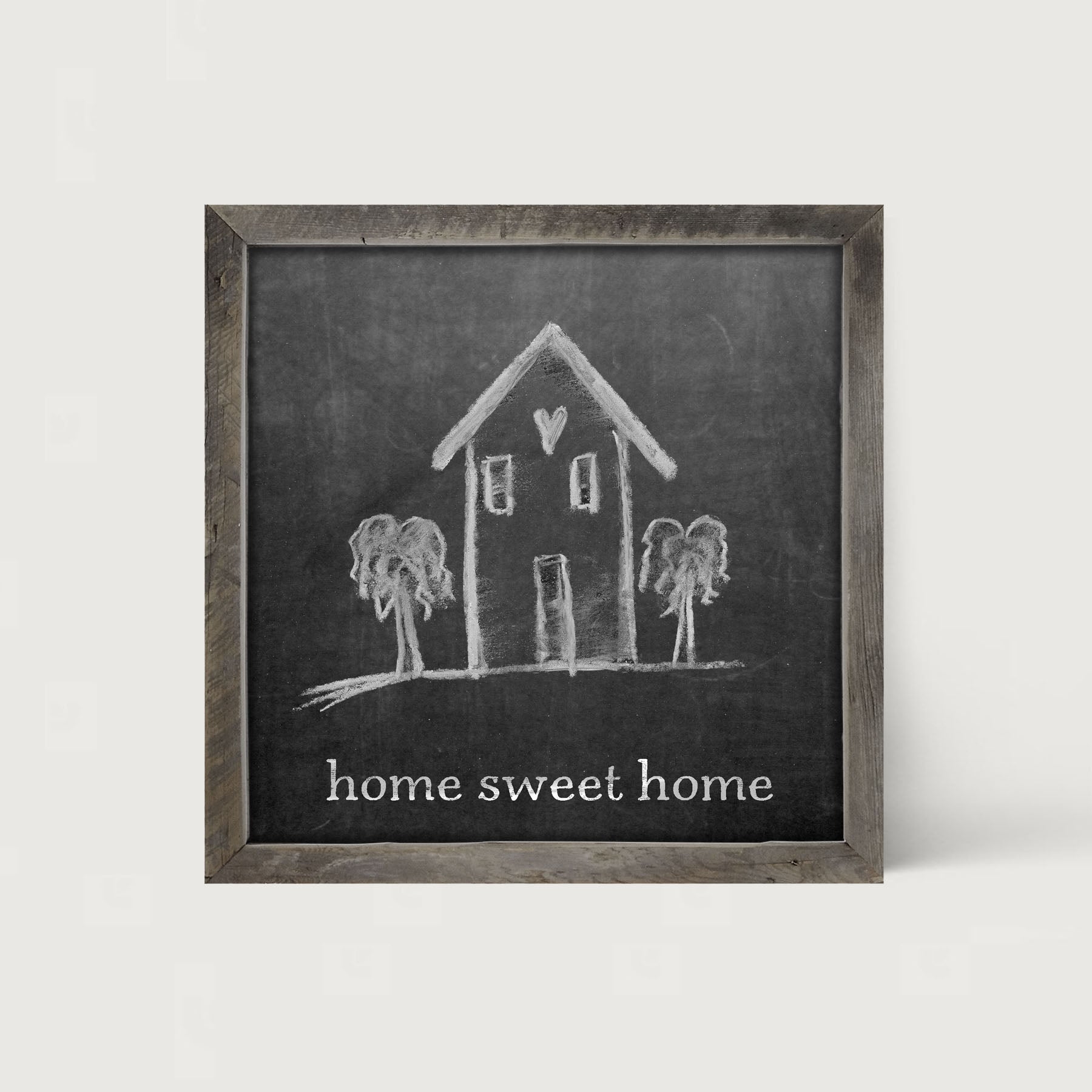 Chalk - Home Sweet Home - Framed art