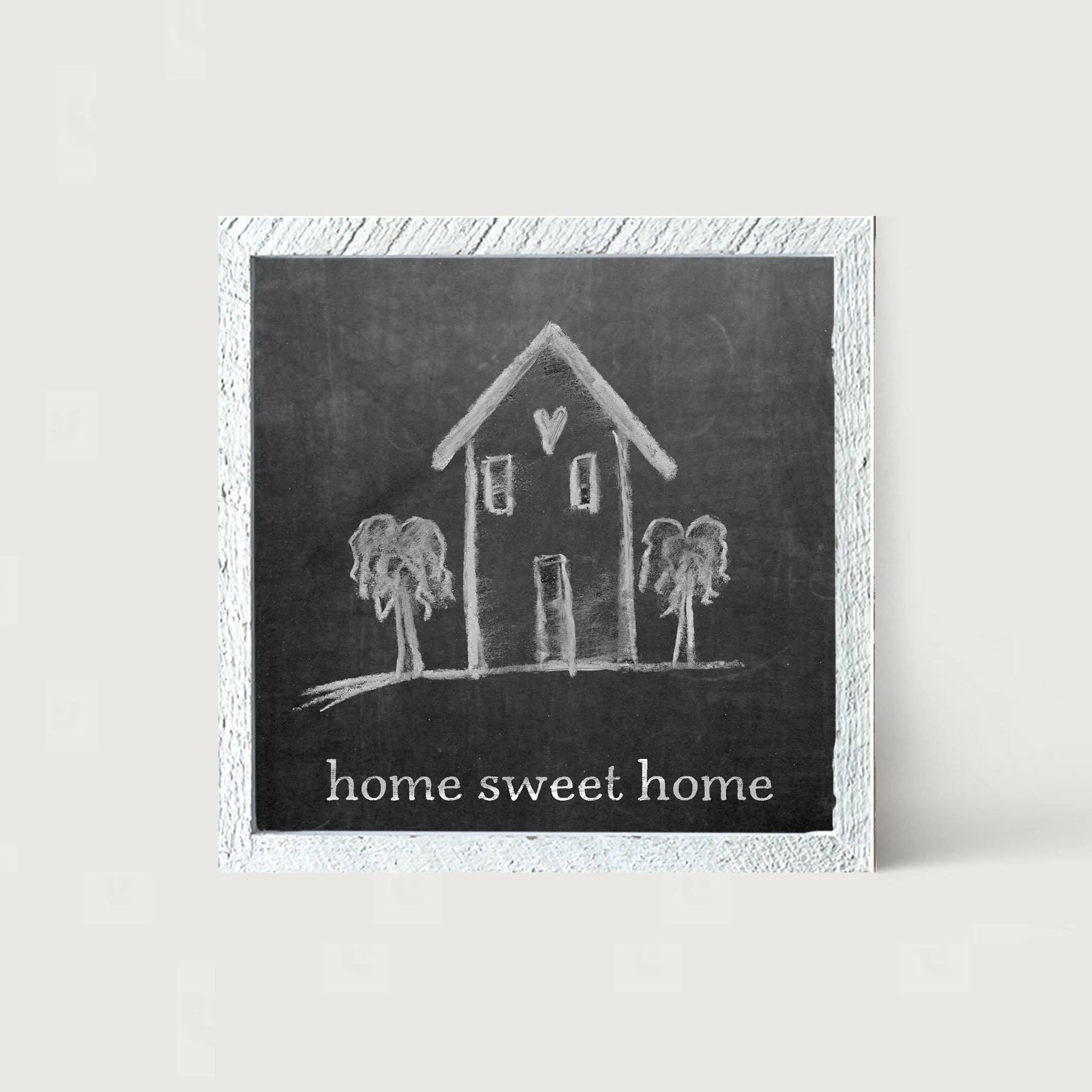 Chalk - Home Sweet Home - Framed art
