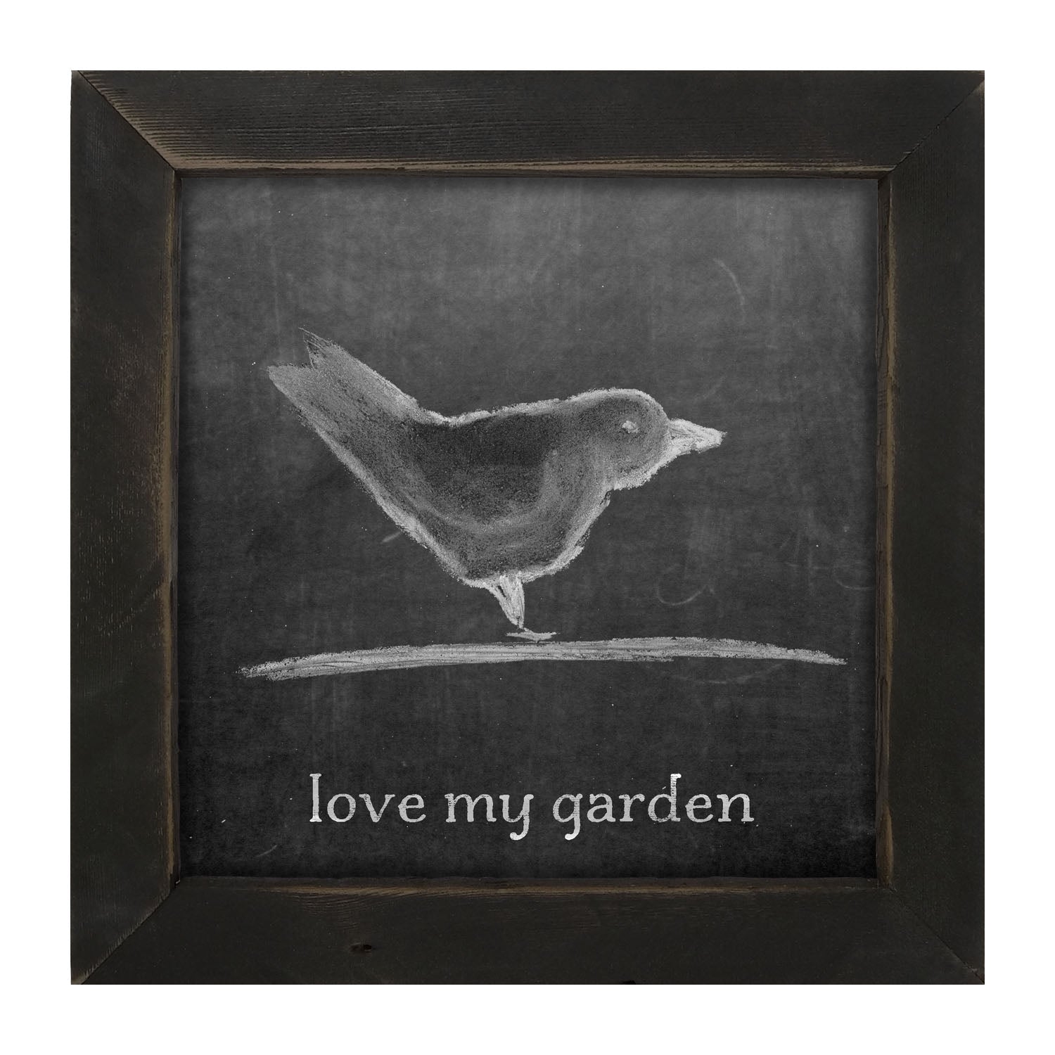 Chalk Love My Garden - Framed art