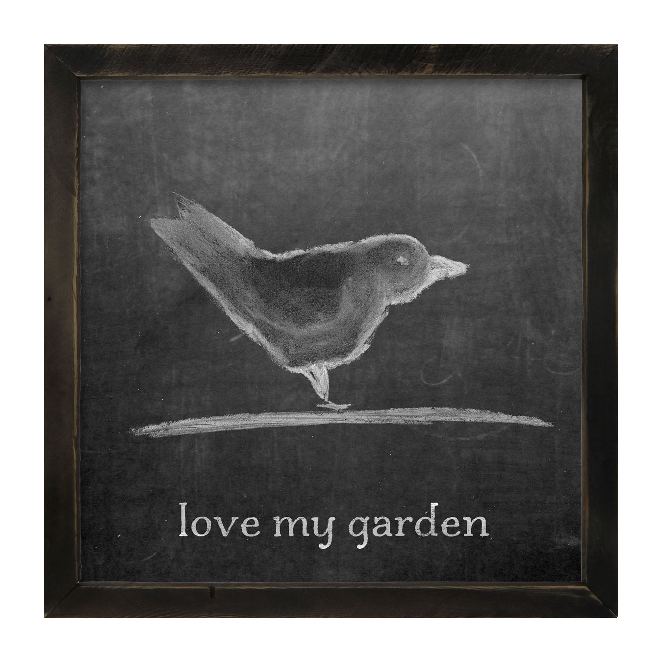 Chalk Love My Garden - Framed art
