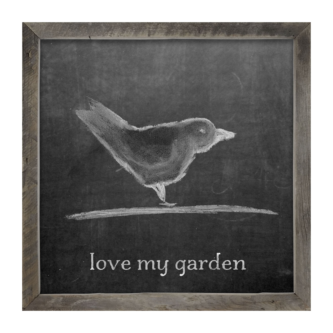 Chalk Love My Garden - Framed art