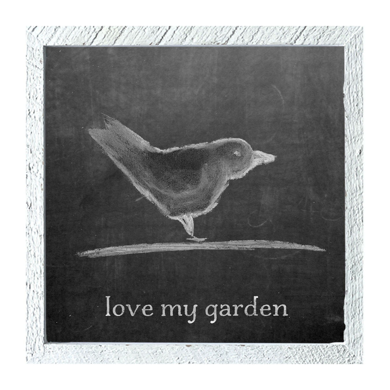 Chalk Love My Garden - Framed art