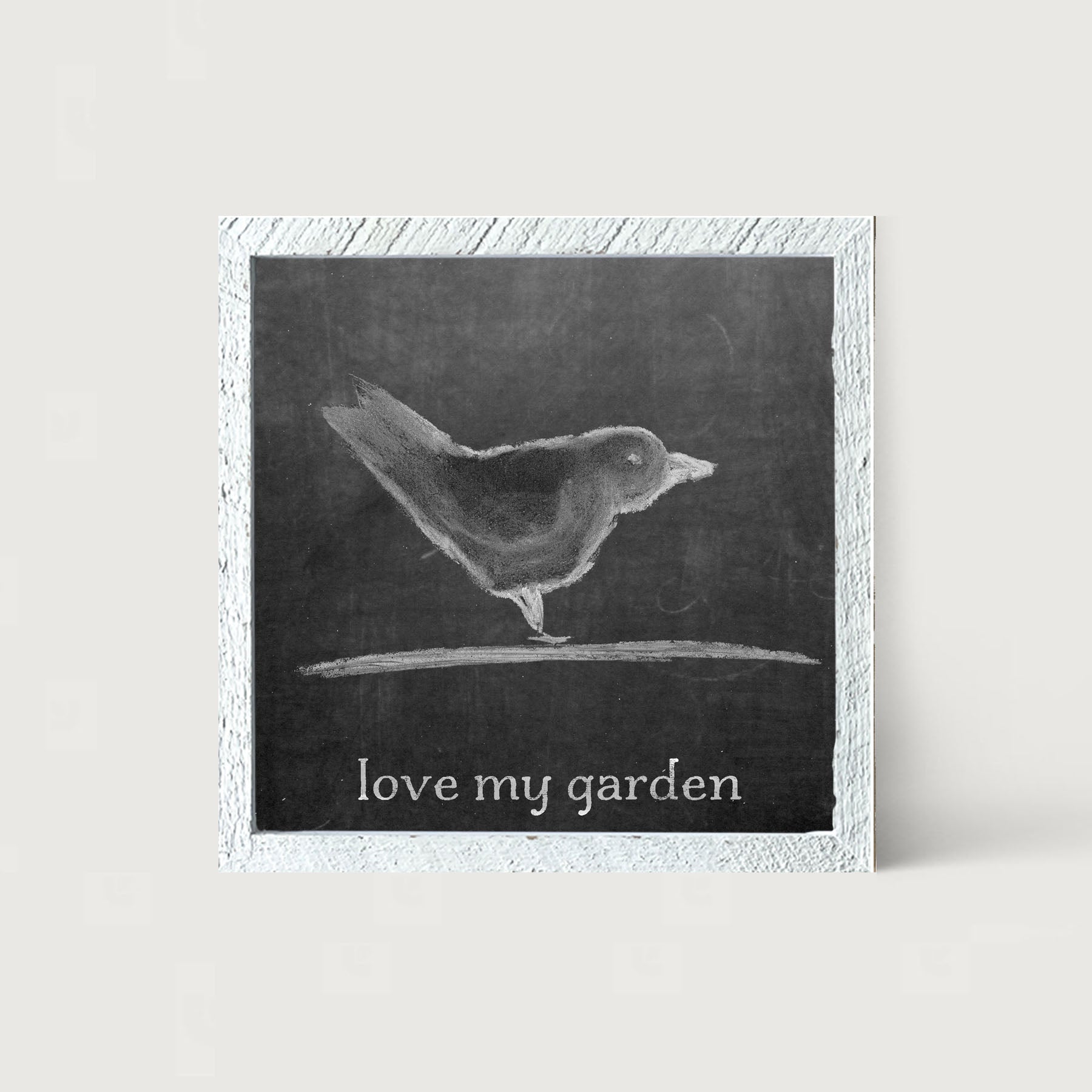 Chalk Love My Garden - Framed art