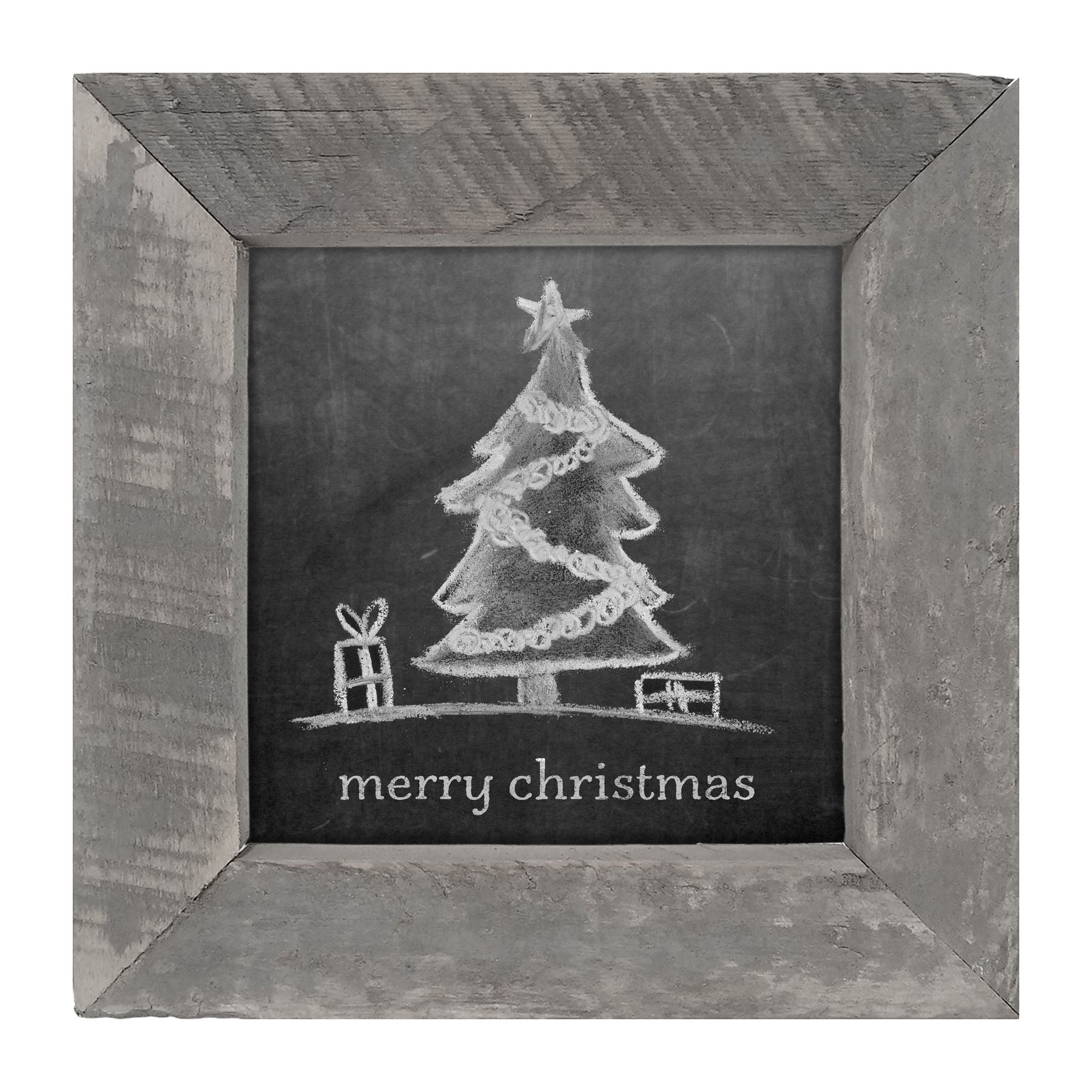 Chalk - Merry Christmas - Framed art