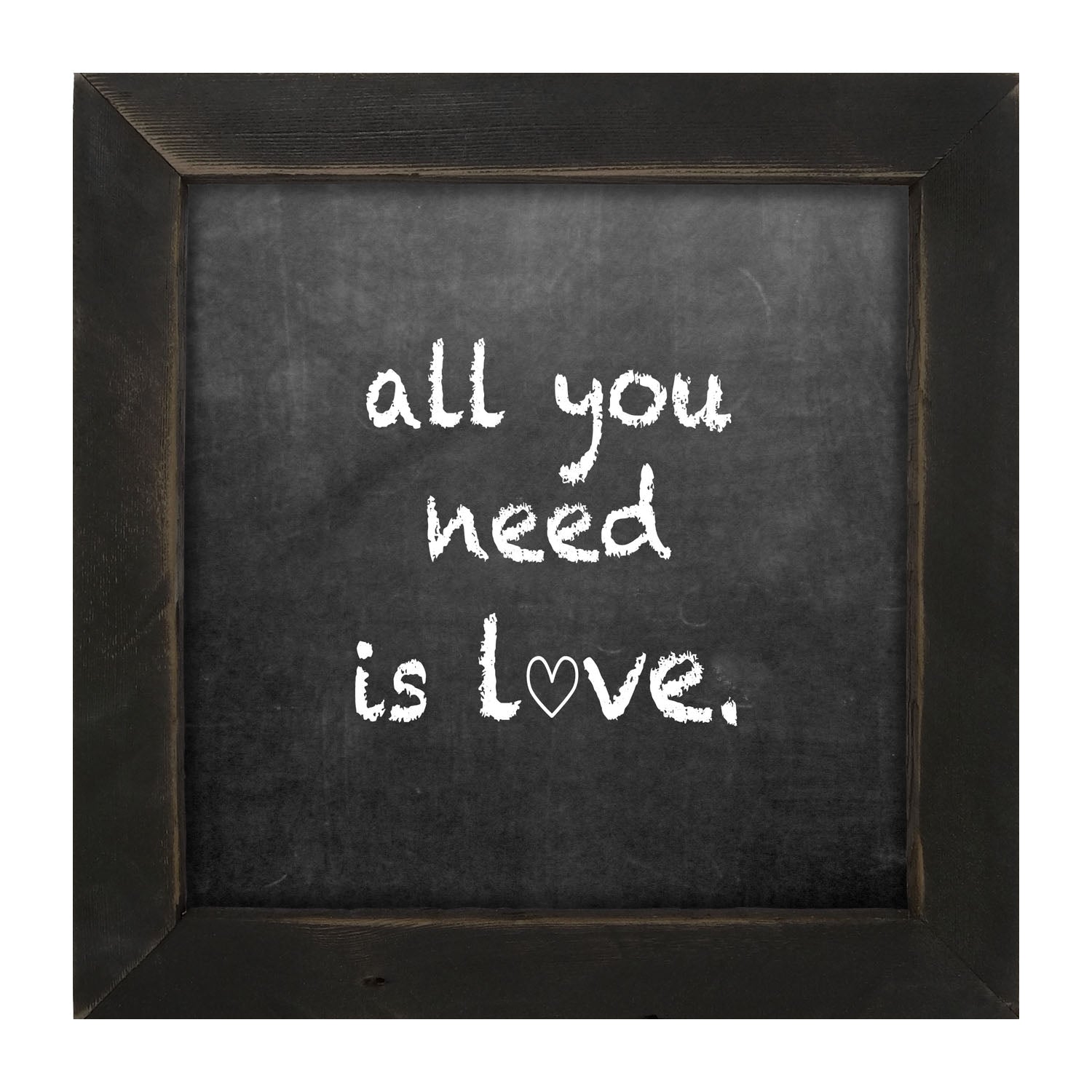 Chalk - All You Need - Framed art