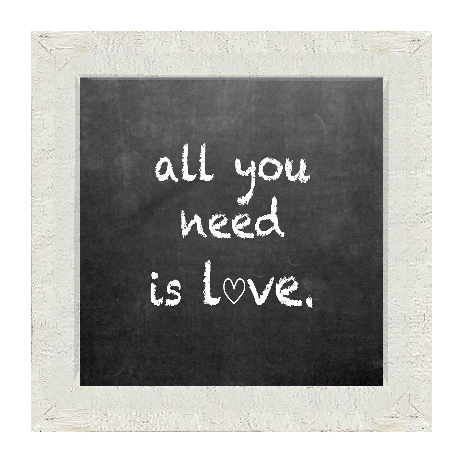 Chalk - All You Need - Framed art