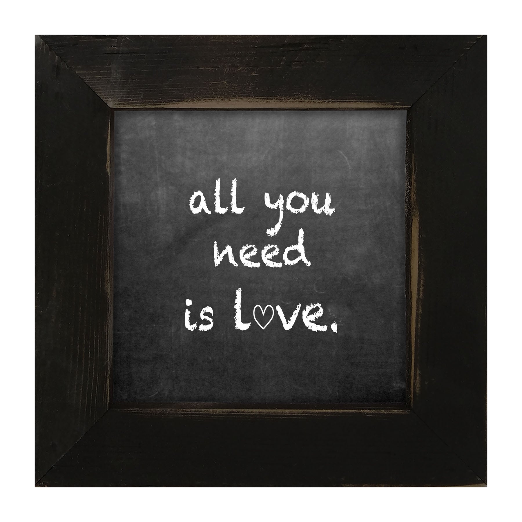 Chalk - All You Need - Framed art