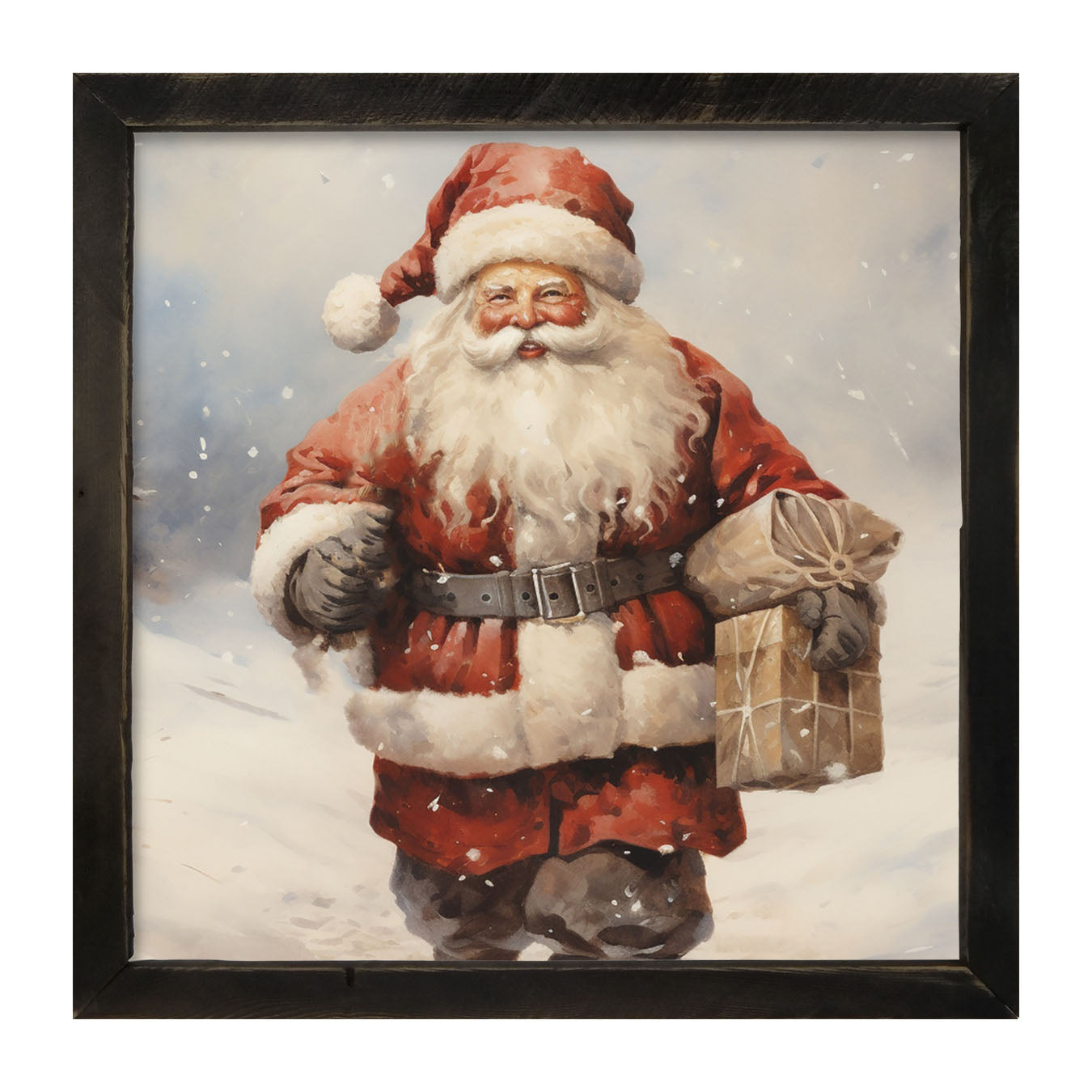 Santa on a mission - Framed art