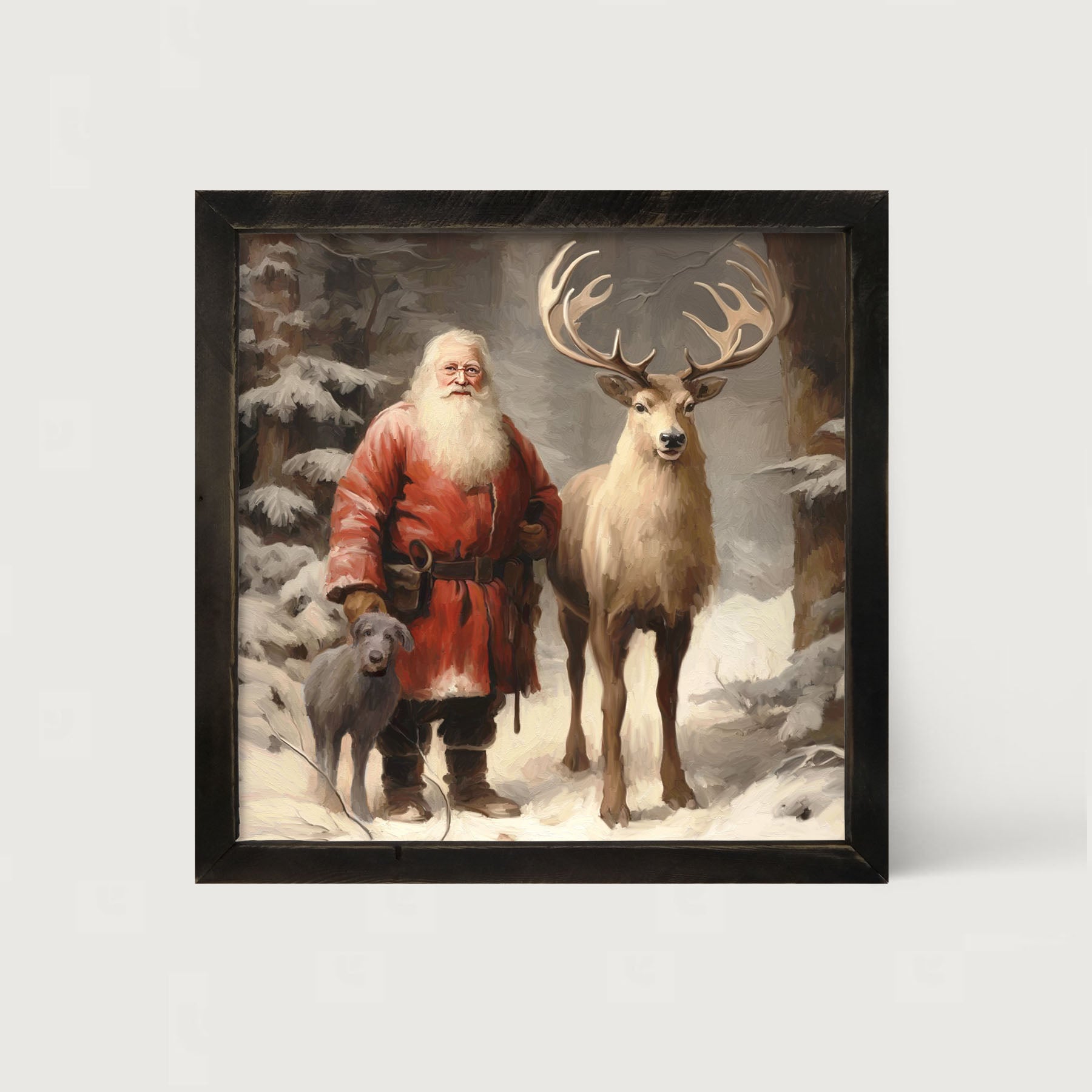 Winter Forest Santa