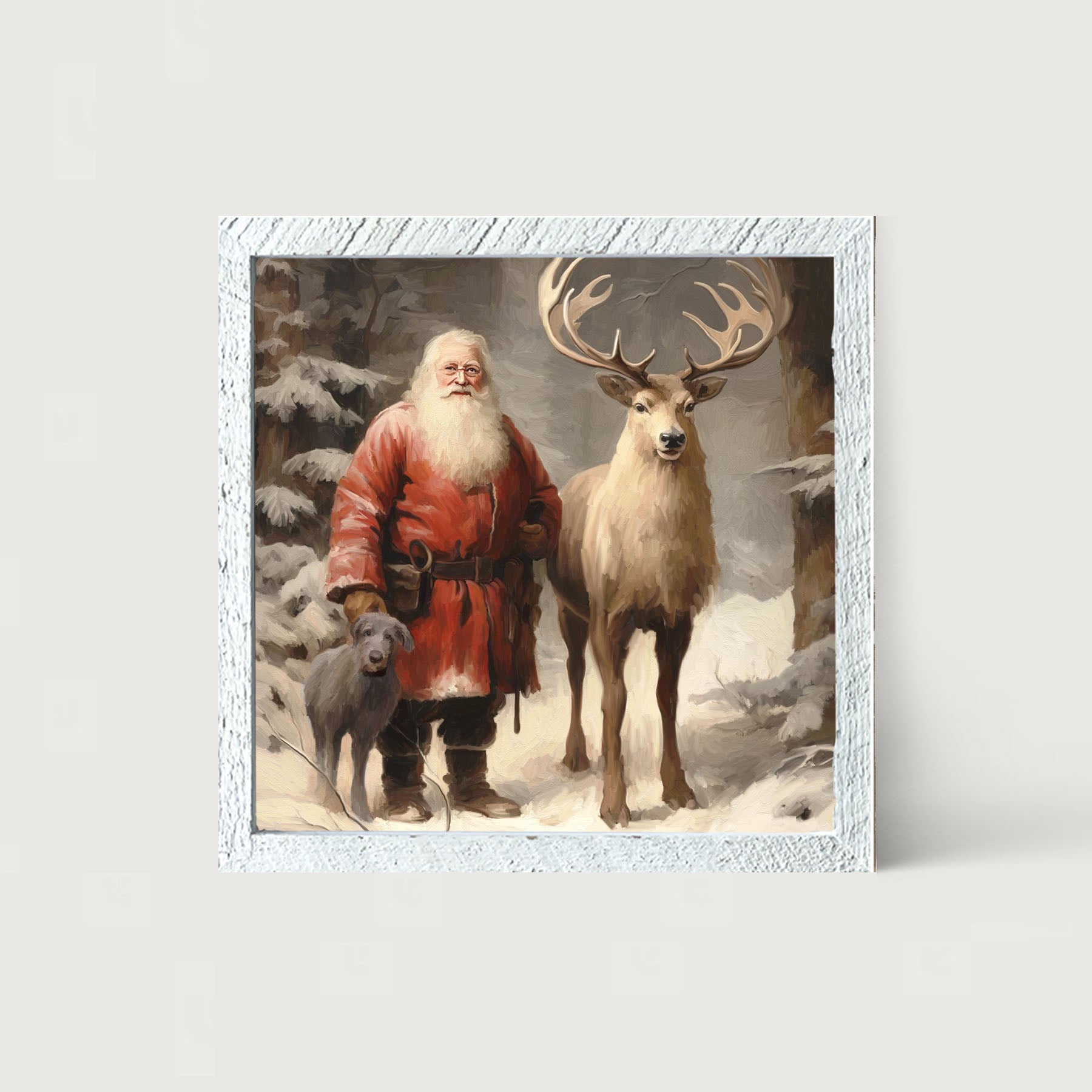 Winter Forest Santa