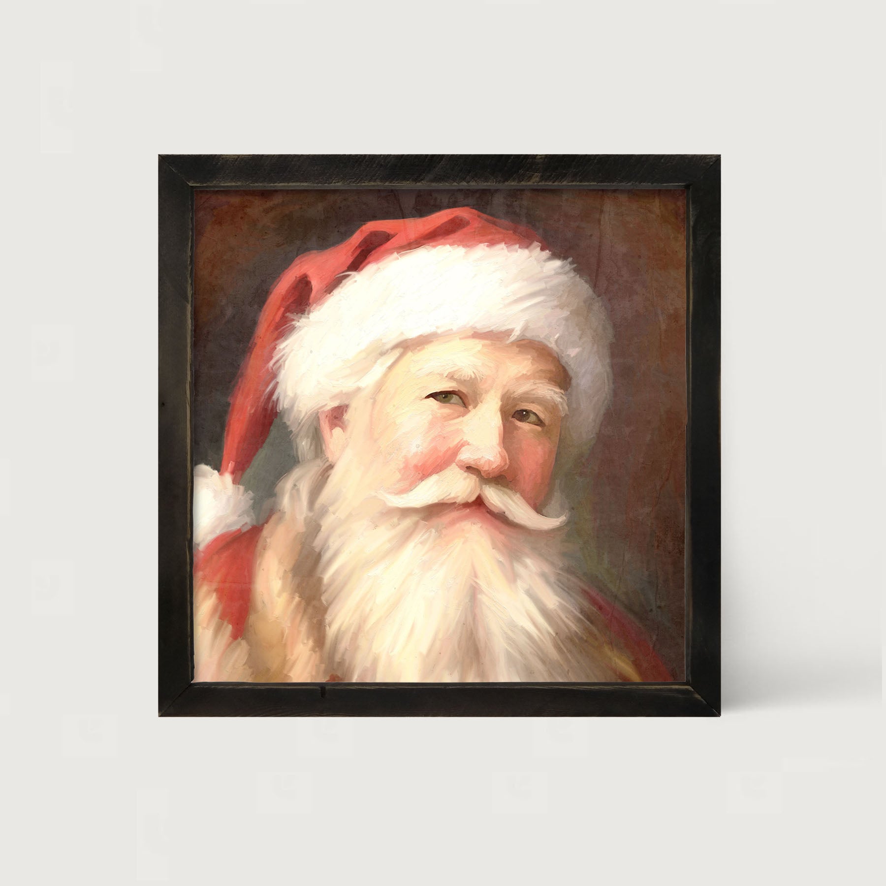 Santa portrait 13 - Framed Art