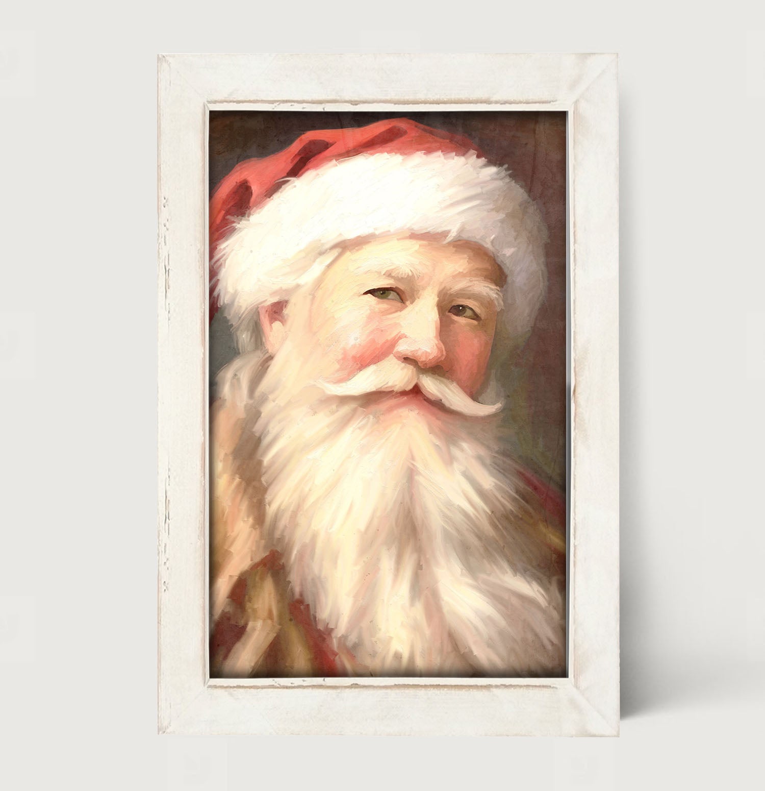 Santa portrait 13 - Framed Art