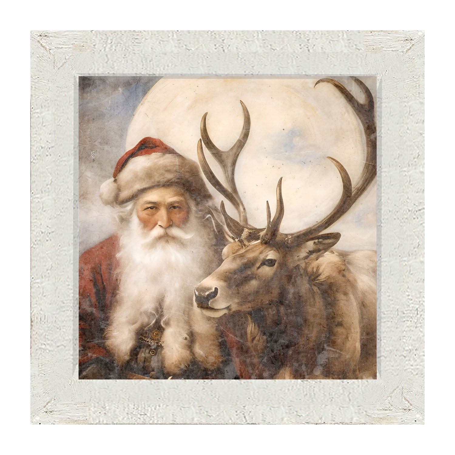 Reindeer with Santa 4