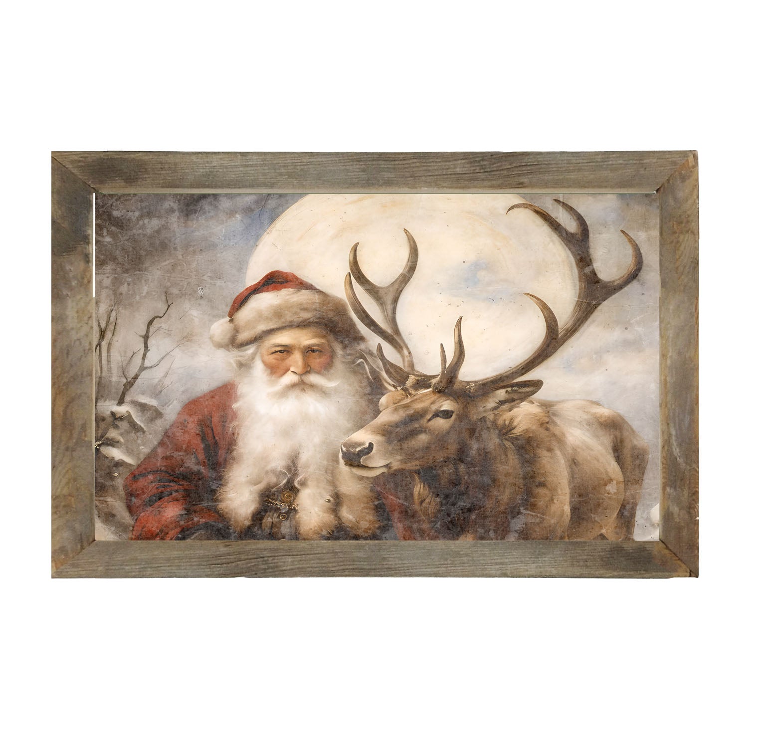 Reindeer with Santa 4
