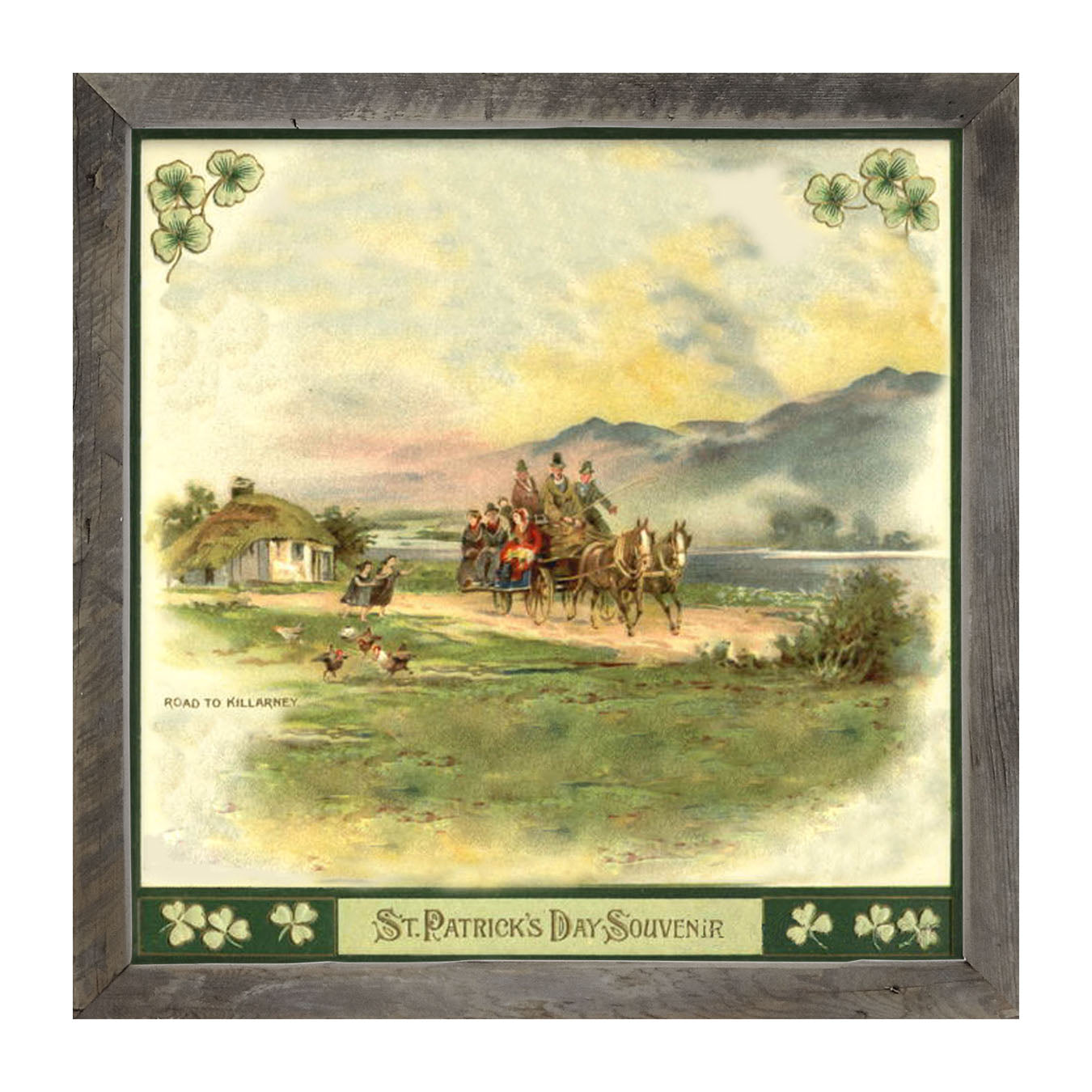 St. Patrick's Day Souvenir - Framed art