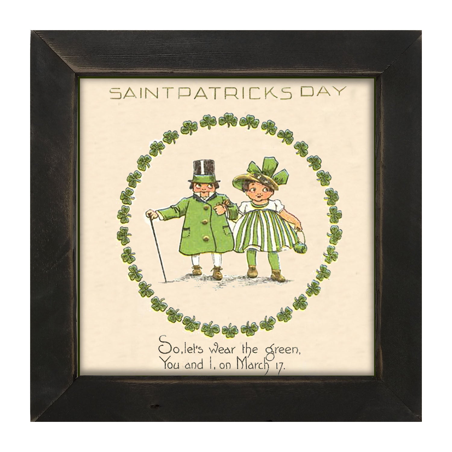 Wear Green on St. Patrick's Day - Framed Art