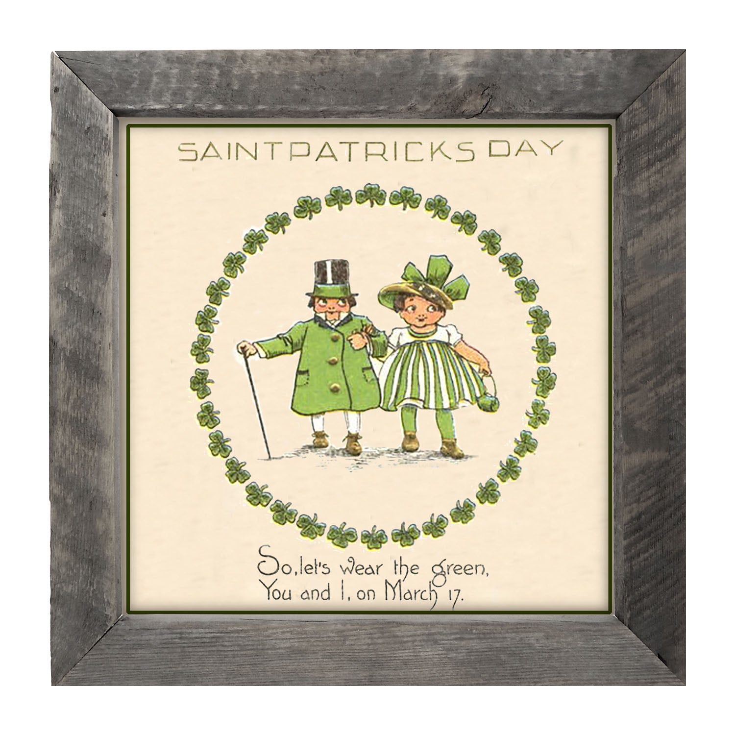 Wear Green on St. Patrick's Day - Framed Art